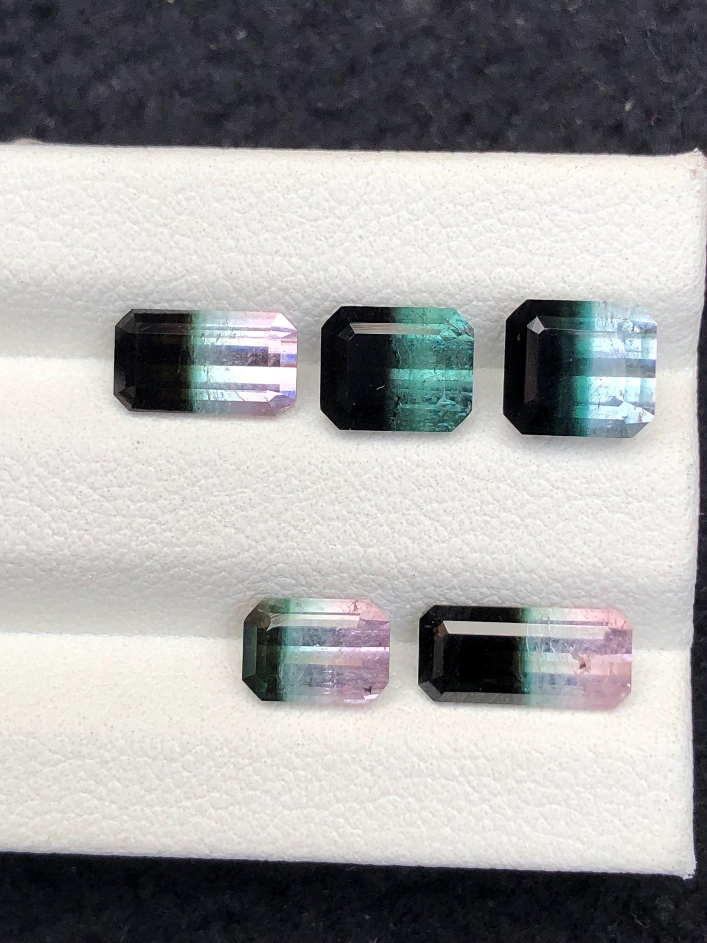 Bi Colour Tourmaline Faceted Lot 7.70 ct - Fine Jewelry Parcel