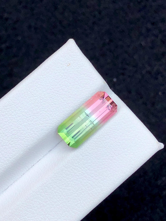 Watermelon Tourmaline Faceted 4.85 ct - Engagement Jewelry Accent