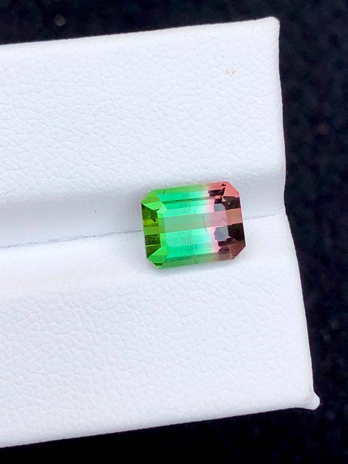 Watermelon Tourmaline Faceted 3.20 ct - Ring Jewelry Highlight