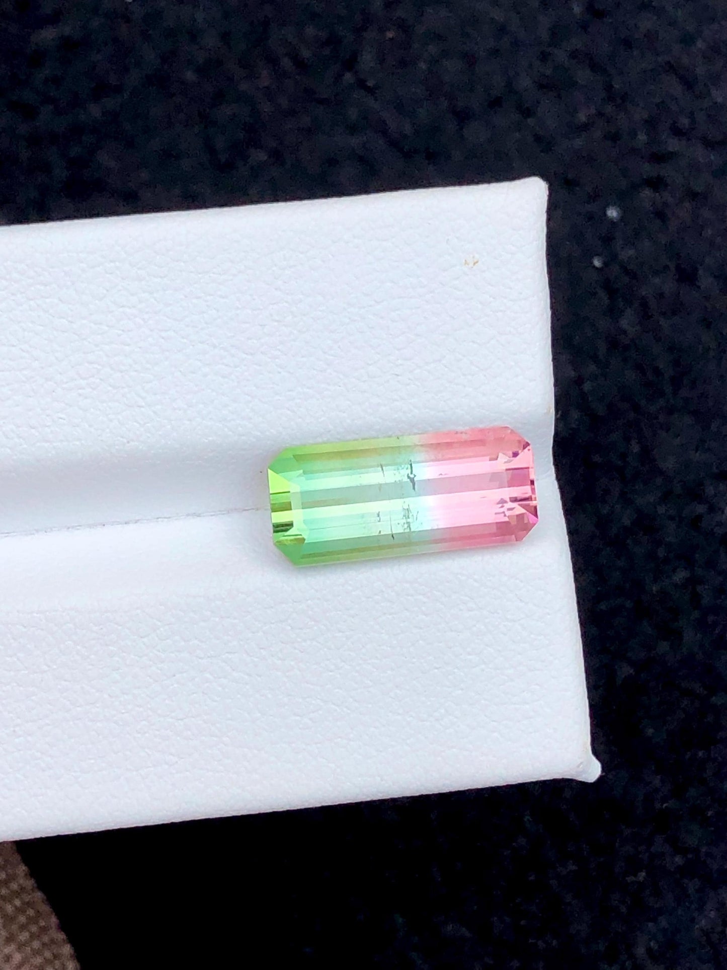 Watermelon Tourmaline Faceted 4.85 ct - Engagement Jewelry Accent