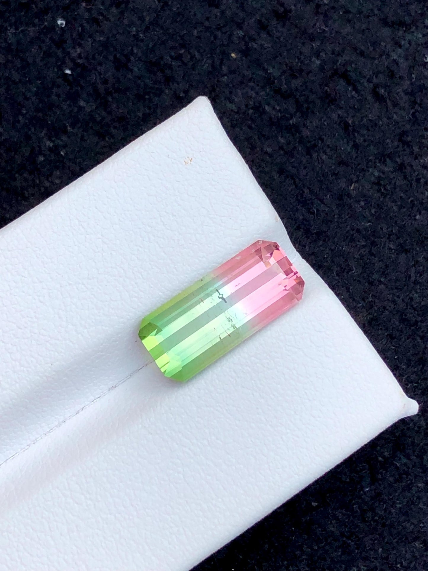 Watermelon Tourmaline Faceted 4.85 ct - Engagement Jewelry Accent