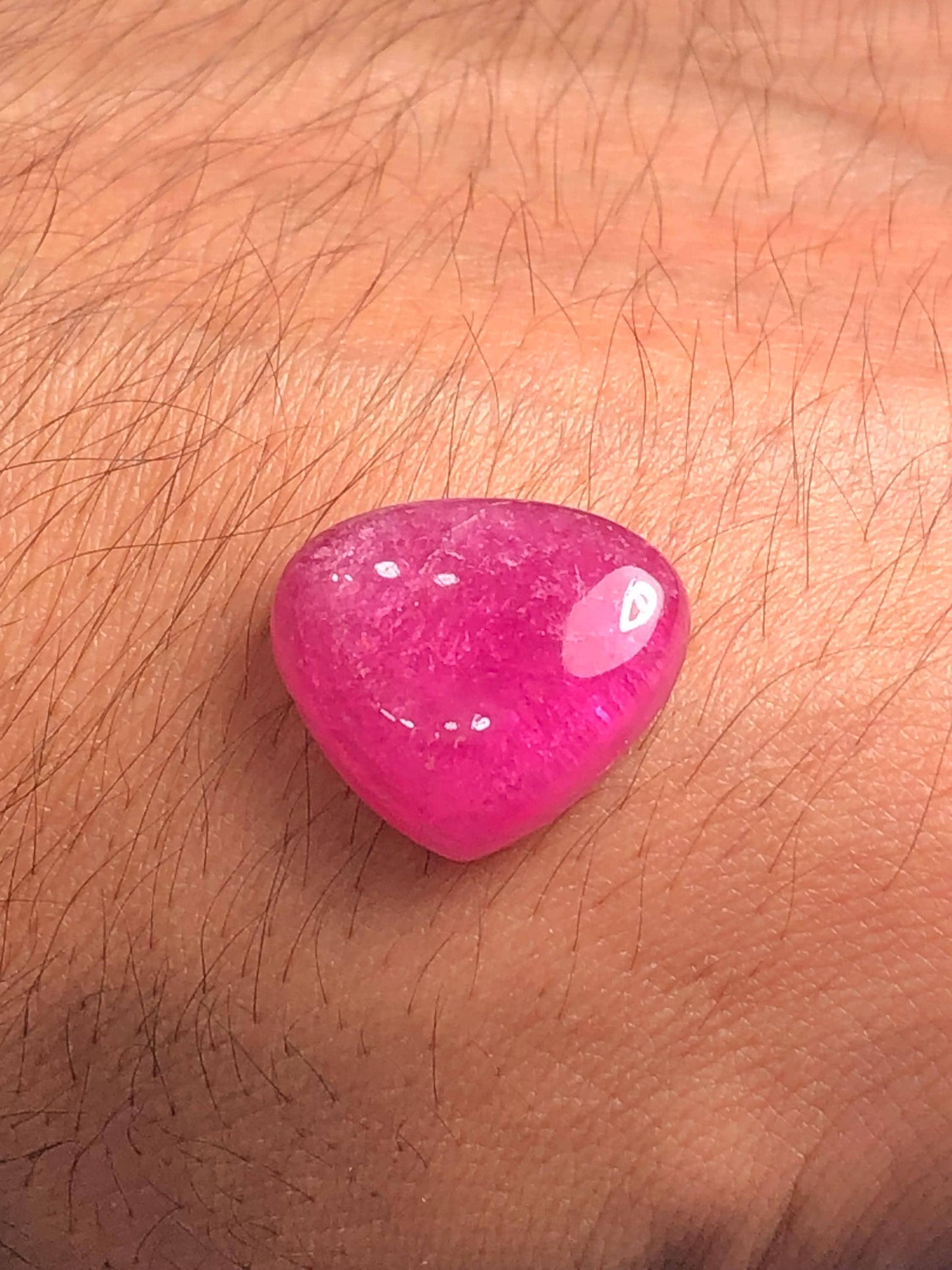 Pink Tourmaline Cabochon 18.30 ct - Cabochon Jewelry Design
