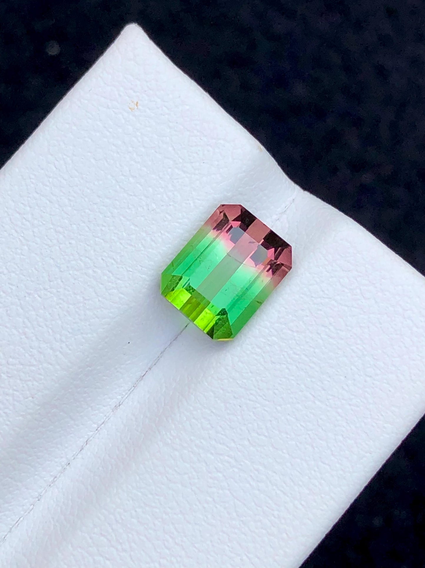Watermelon Tourmaline Faceted 3.20 ct - Ring Jewelry Highlight