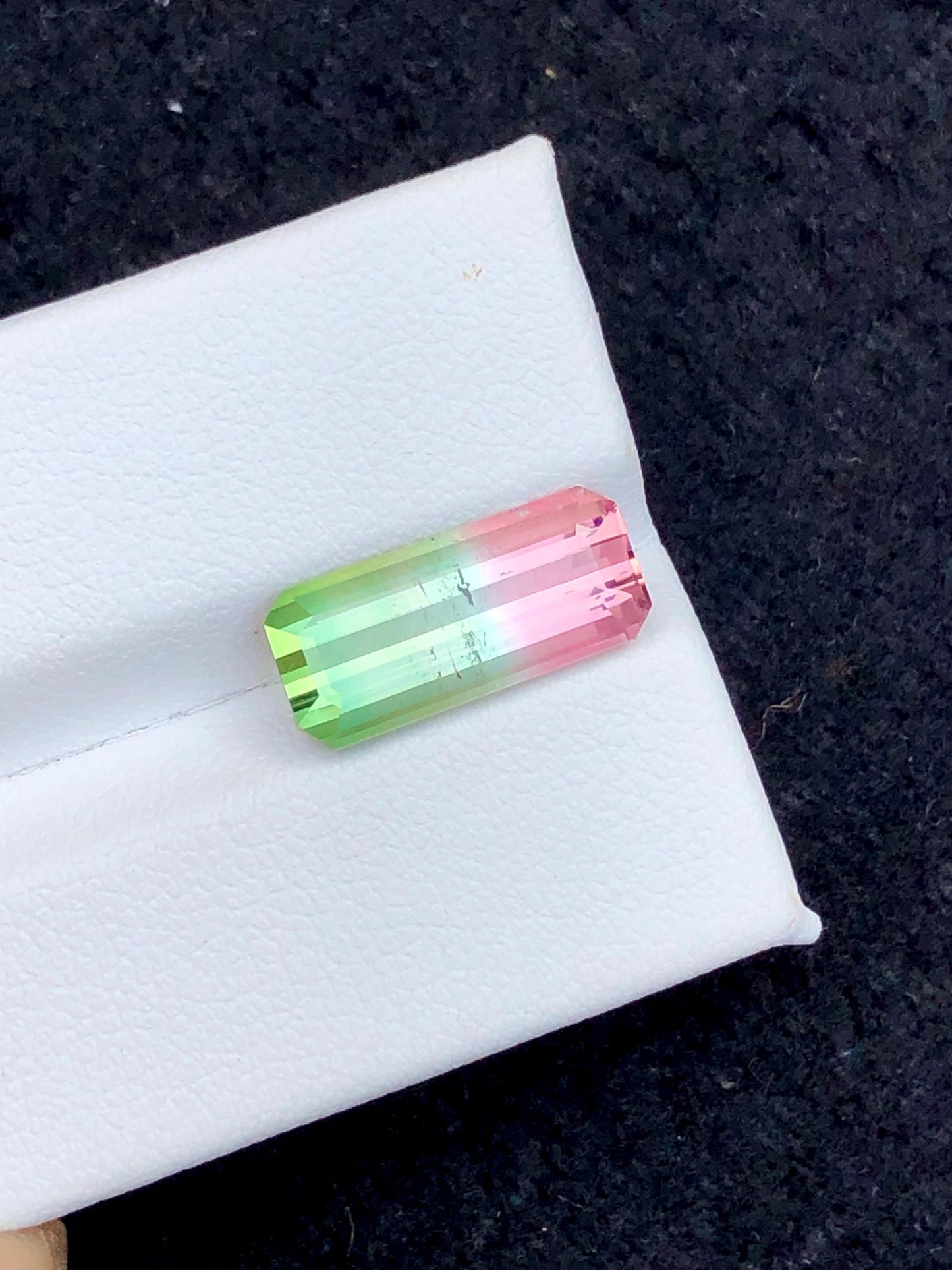 Watermelon Tourmaline Faceted 4.85 ct - Engagement Jewelry Accent