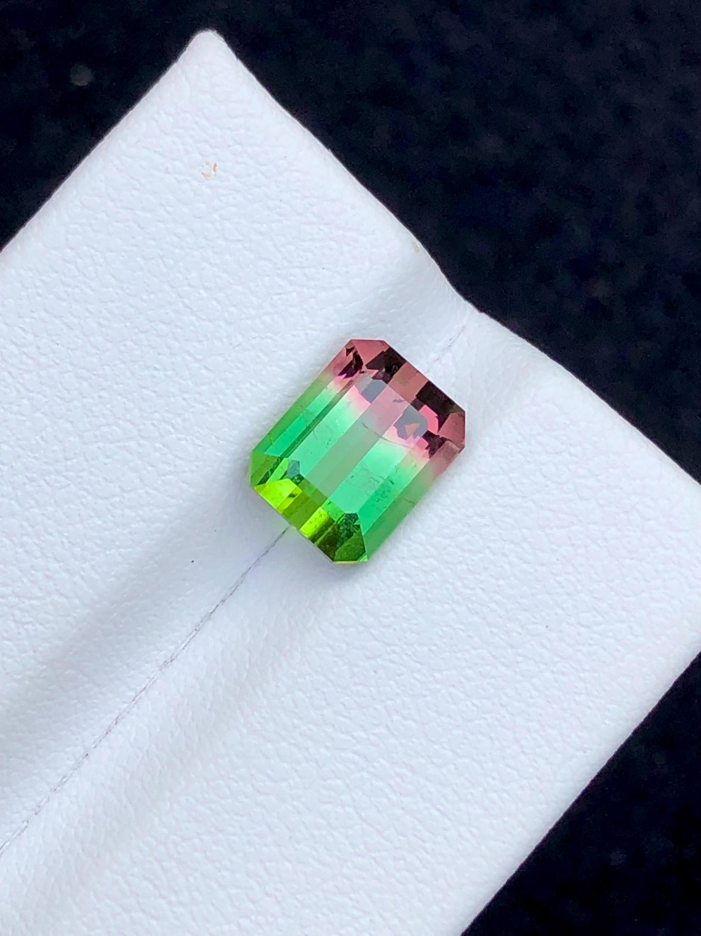 Watermelon Tourmaline Faceted 3.20 ct - Ring Jewelry Highlight