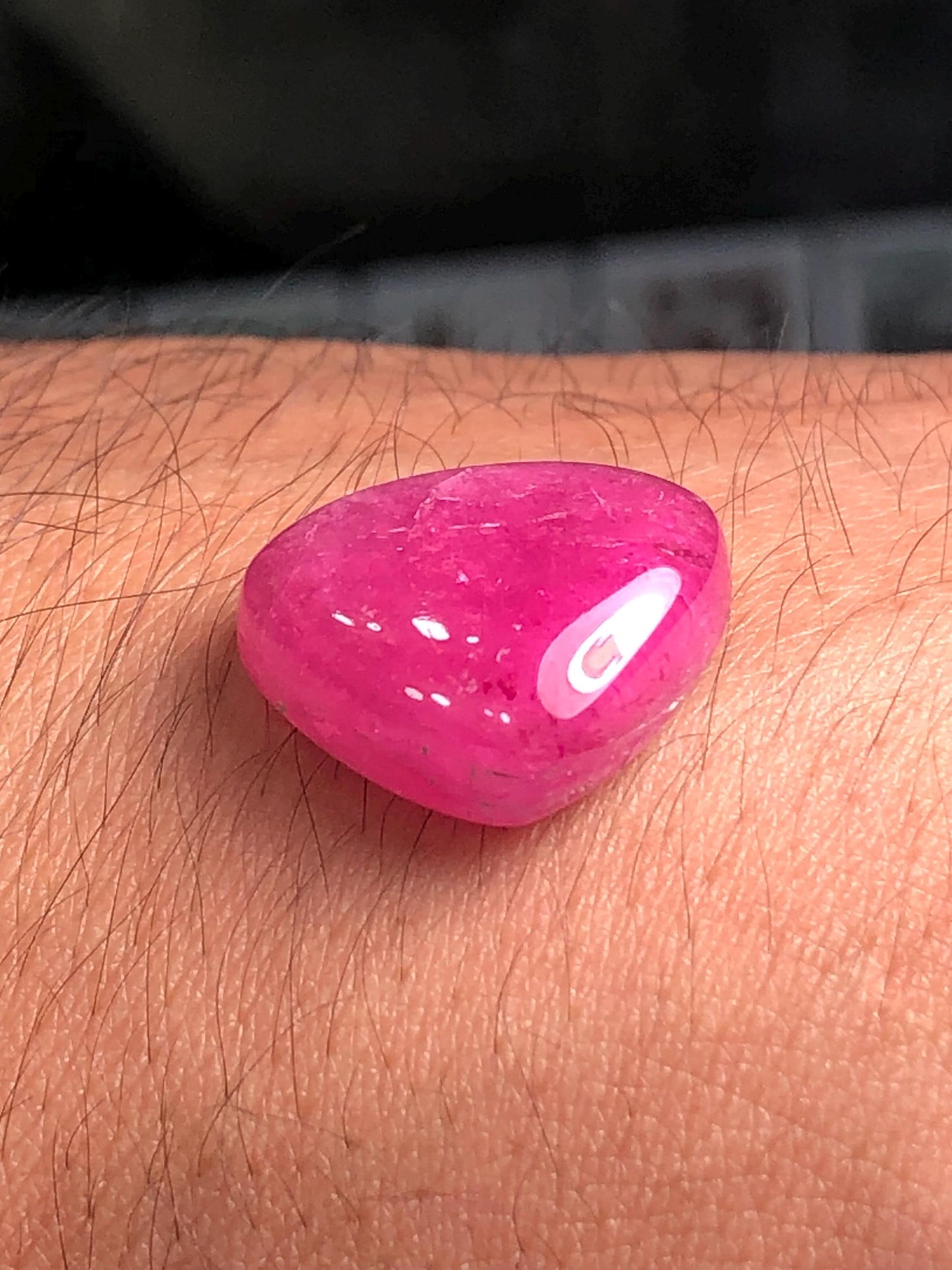 Pink Tourmaline Cabochon 18.30 ct - Cabochon Jewelry Design