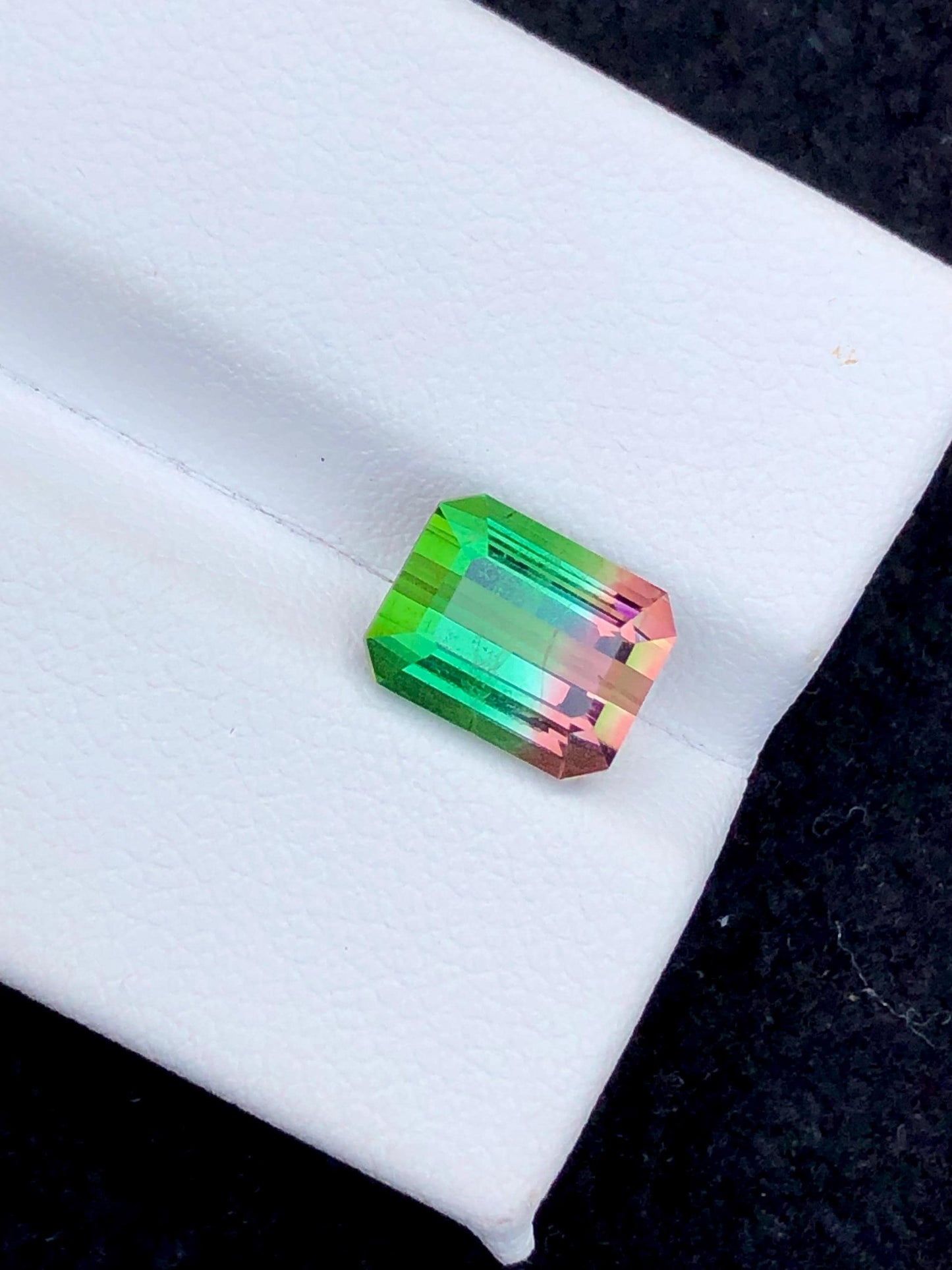 Watermelon Tourmaline Faceted 3.20 ct - Ring Jewelry Highlight