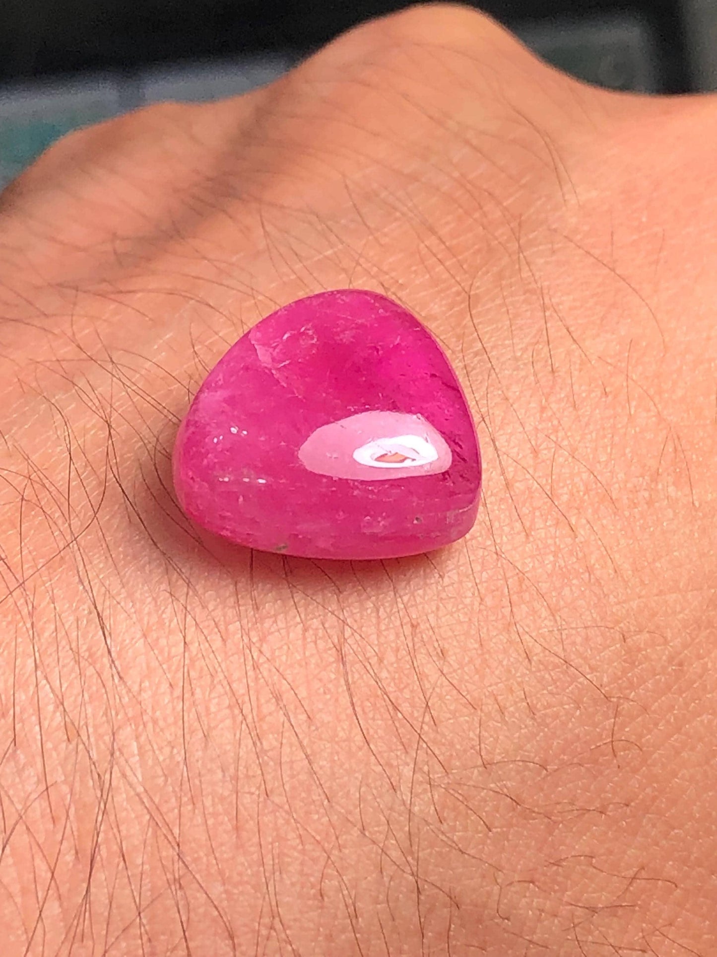 Pink Tourmaline Cabochon 18.30 ct - Cabochon Jewelry Design