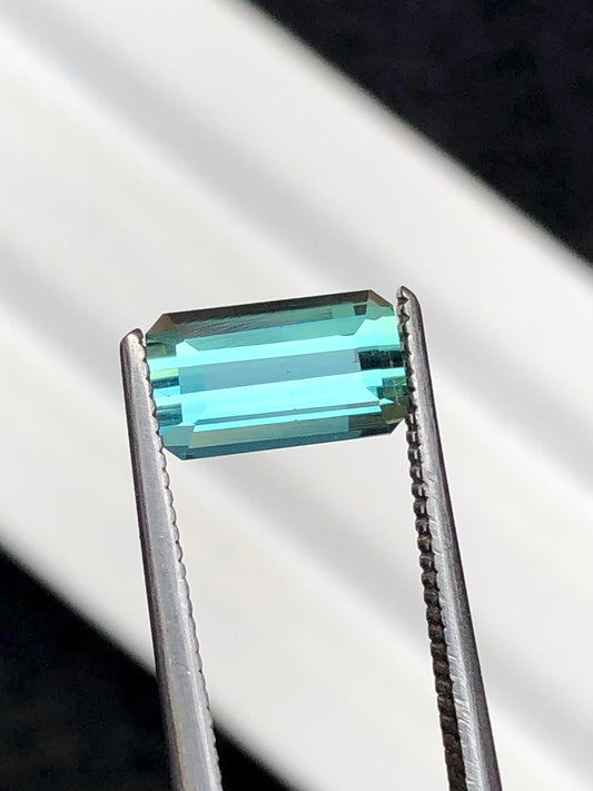 Blue Tourmaline Faceted 1.45 ct - Kunar Mines Jewelry Accent