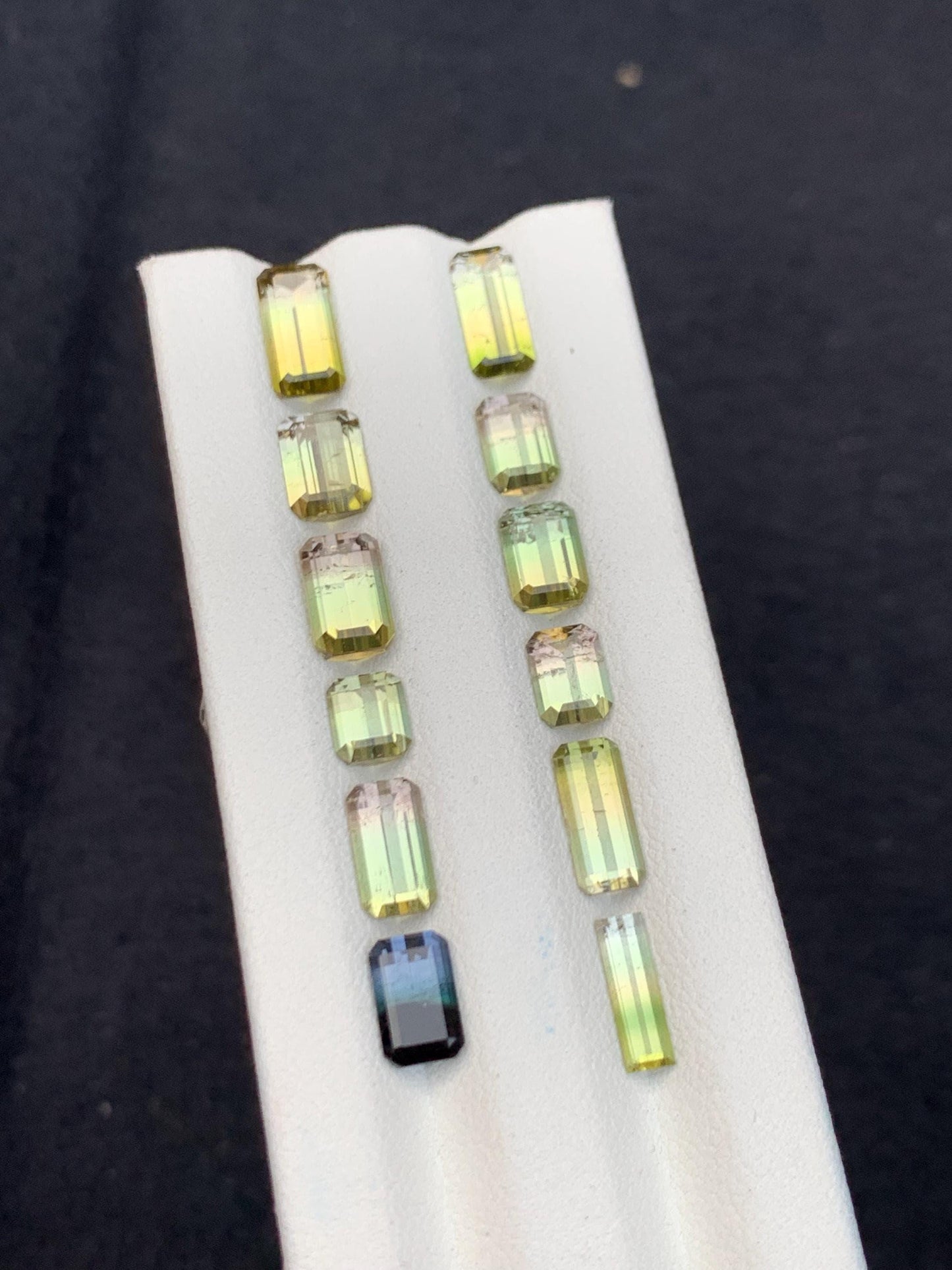 Bi Colour Tourmaline Faceted Lot 14 ct - Fine Jewelry Parcel
