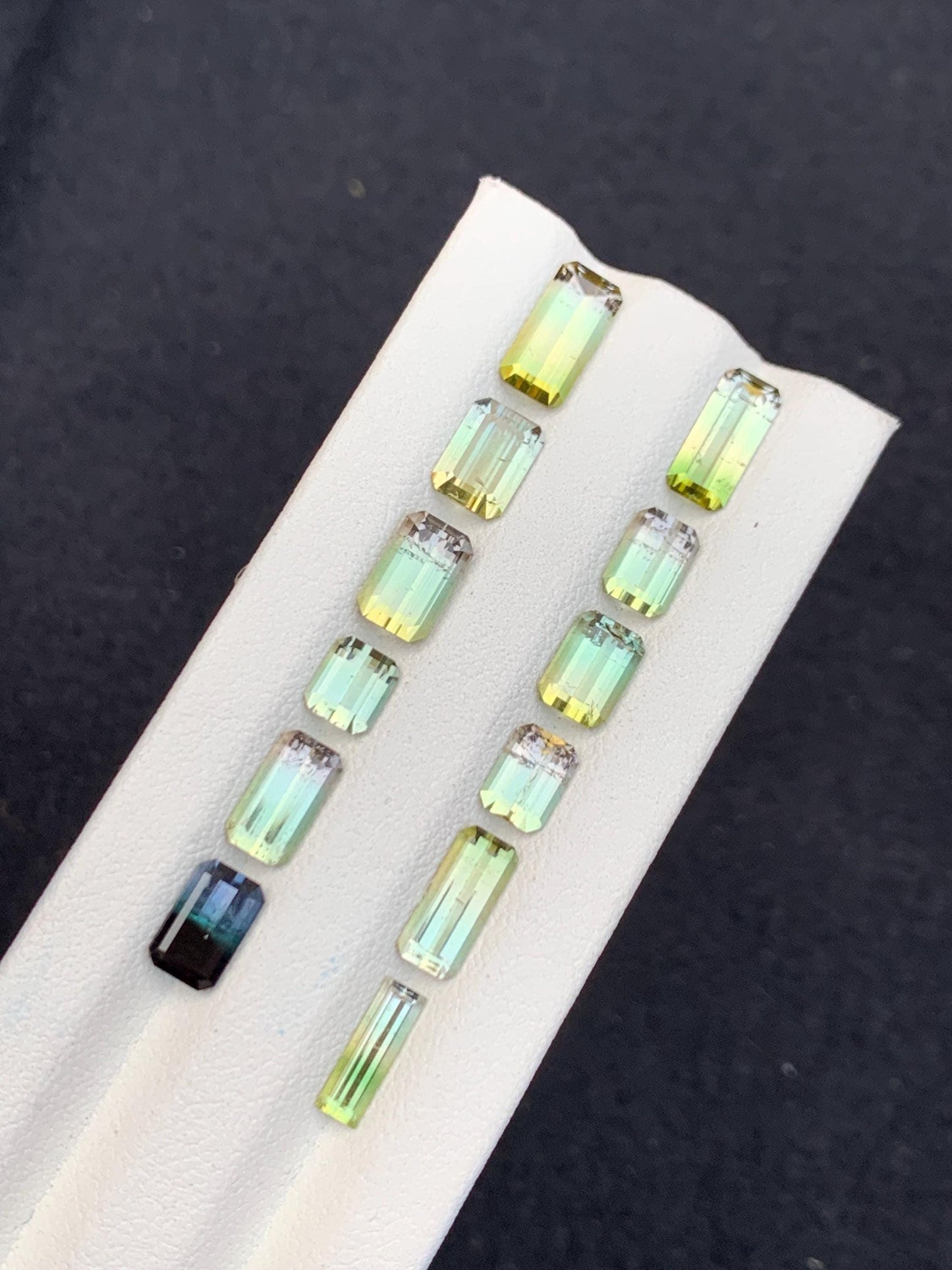 Bi Colour Tourmaline Faceted Lot 14 ct - Fine Jewelry Parcel