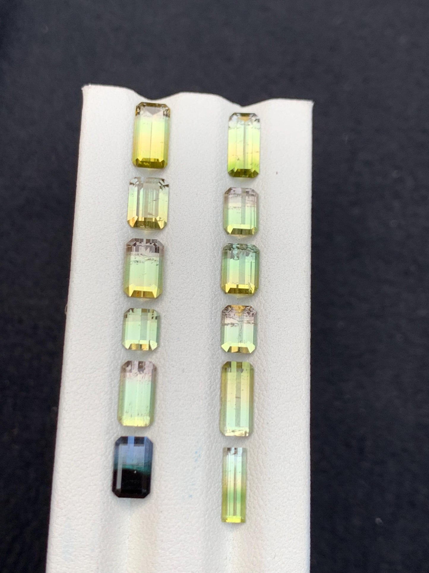Bi Colour Tourmaline Faceted Lot 14 ct - Fine Jewelry Parcel