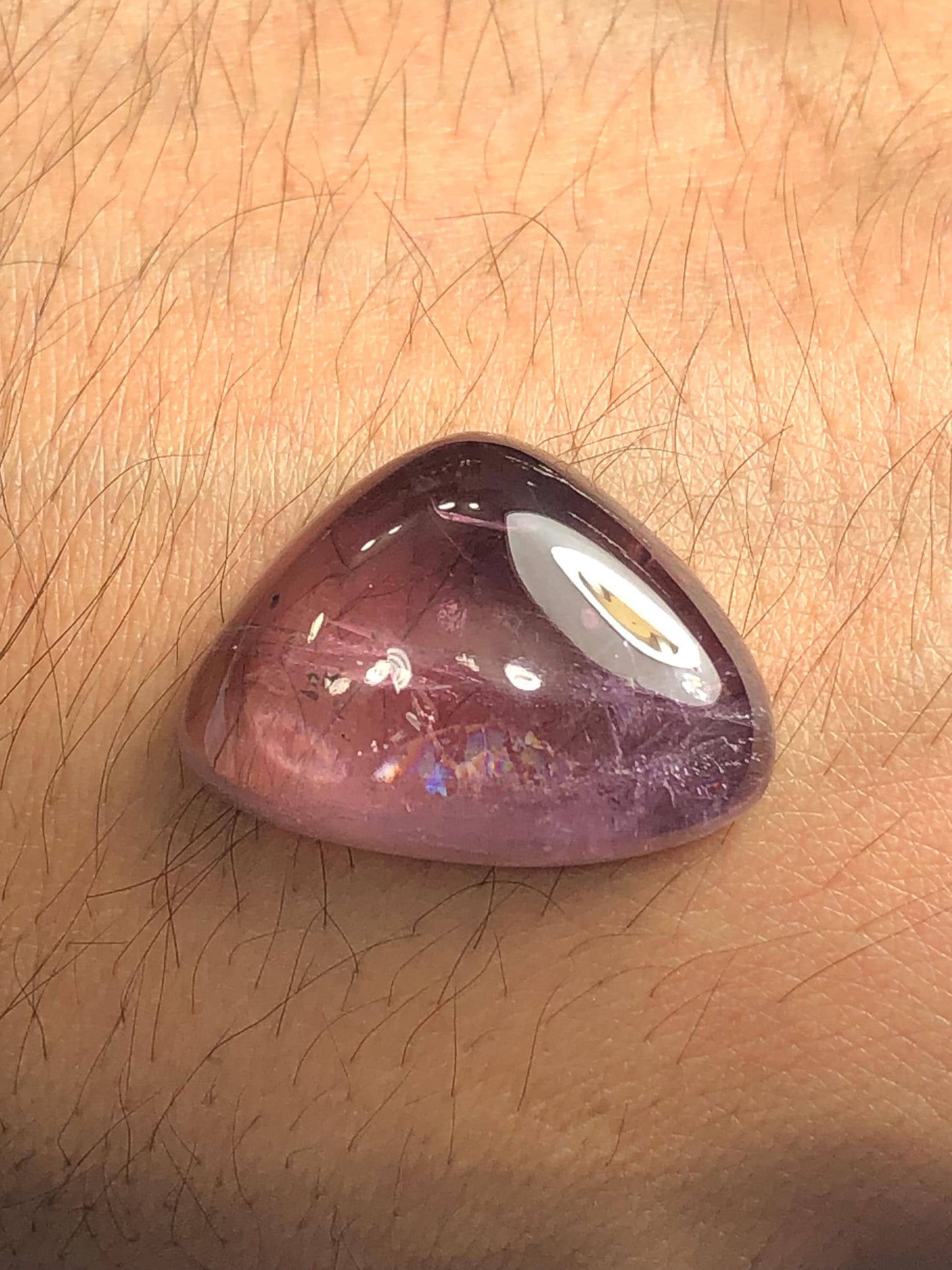 Diaspore Cabochon 31 ct - Flat Back Jewelry Design