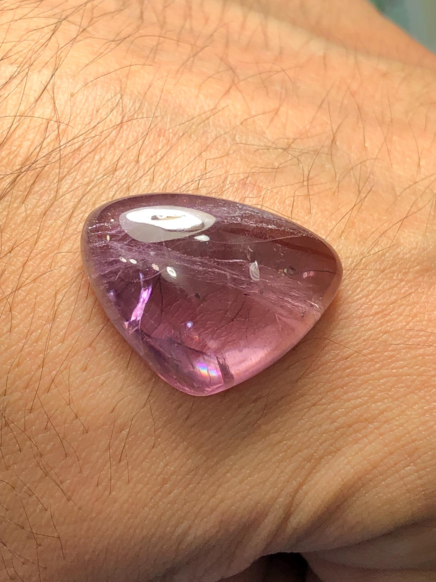 Diaspore Cabochon 31 ct - Flat Back Jewelry Design