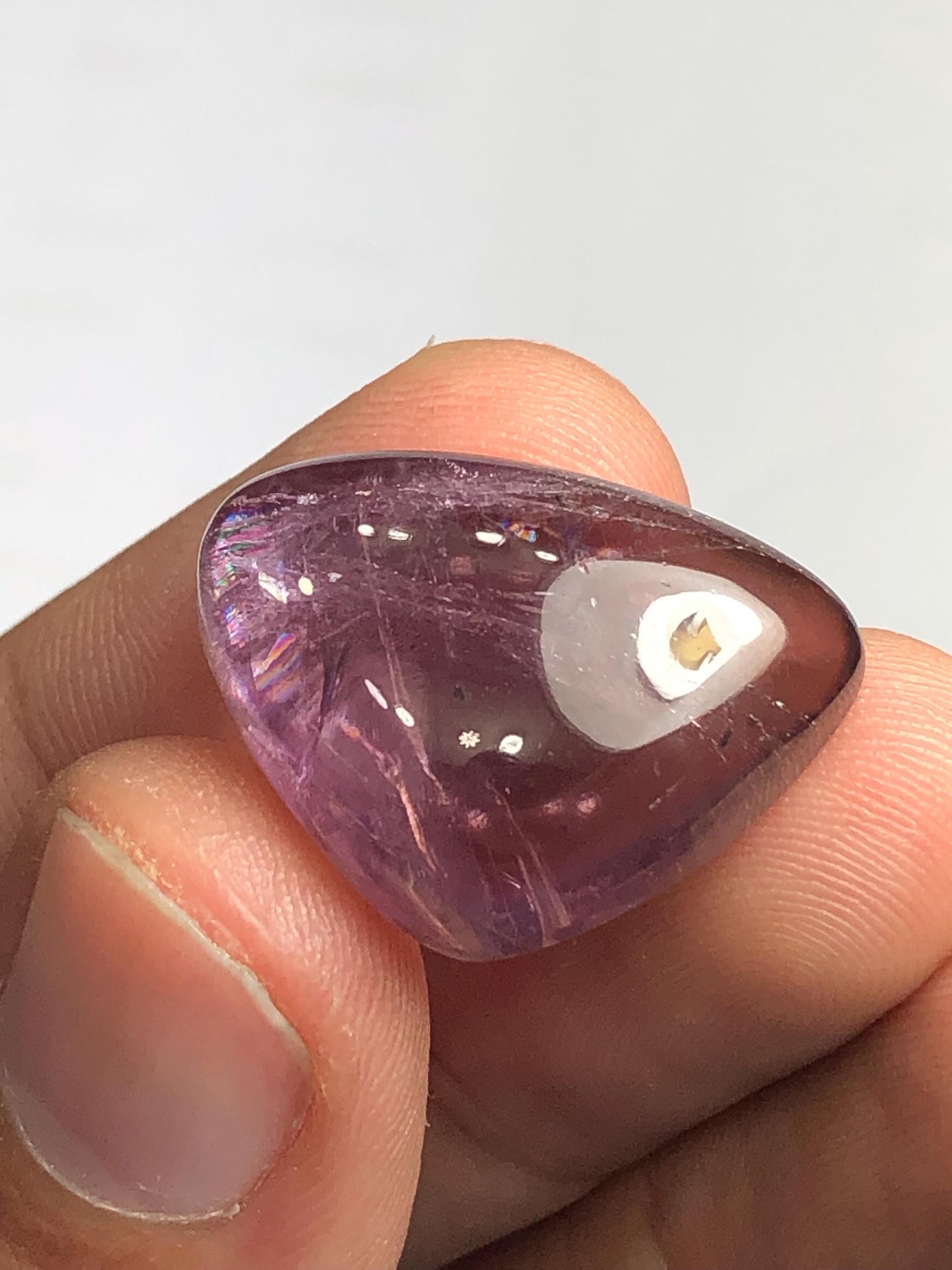 Diaspore Cabochon 31 ct - Flat Back Jewelry Design