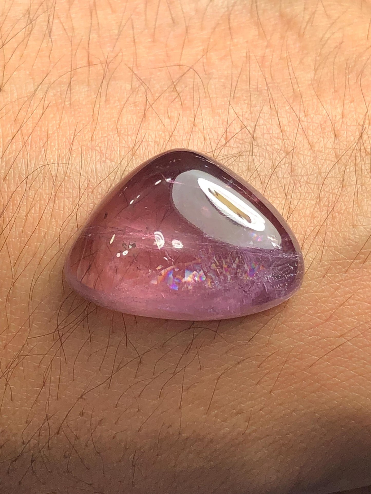 Diaspore Cabochon 31 ct - Flat Back Jewelry Design