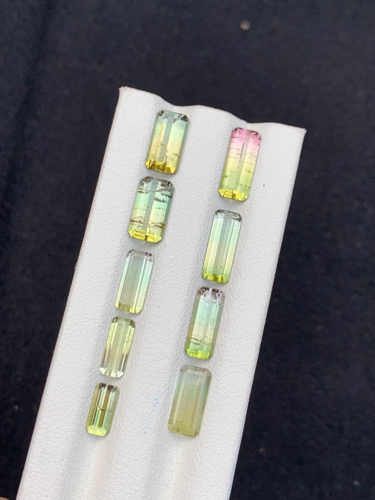 Bi Colour Tourmaline Faceted Lot 13.55 ct - Fine Jewelry Parcel
