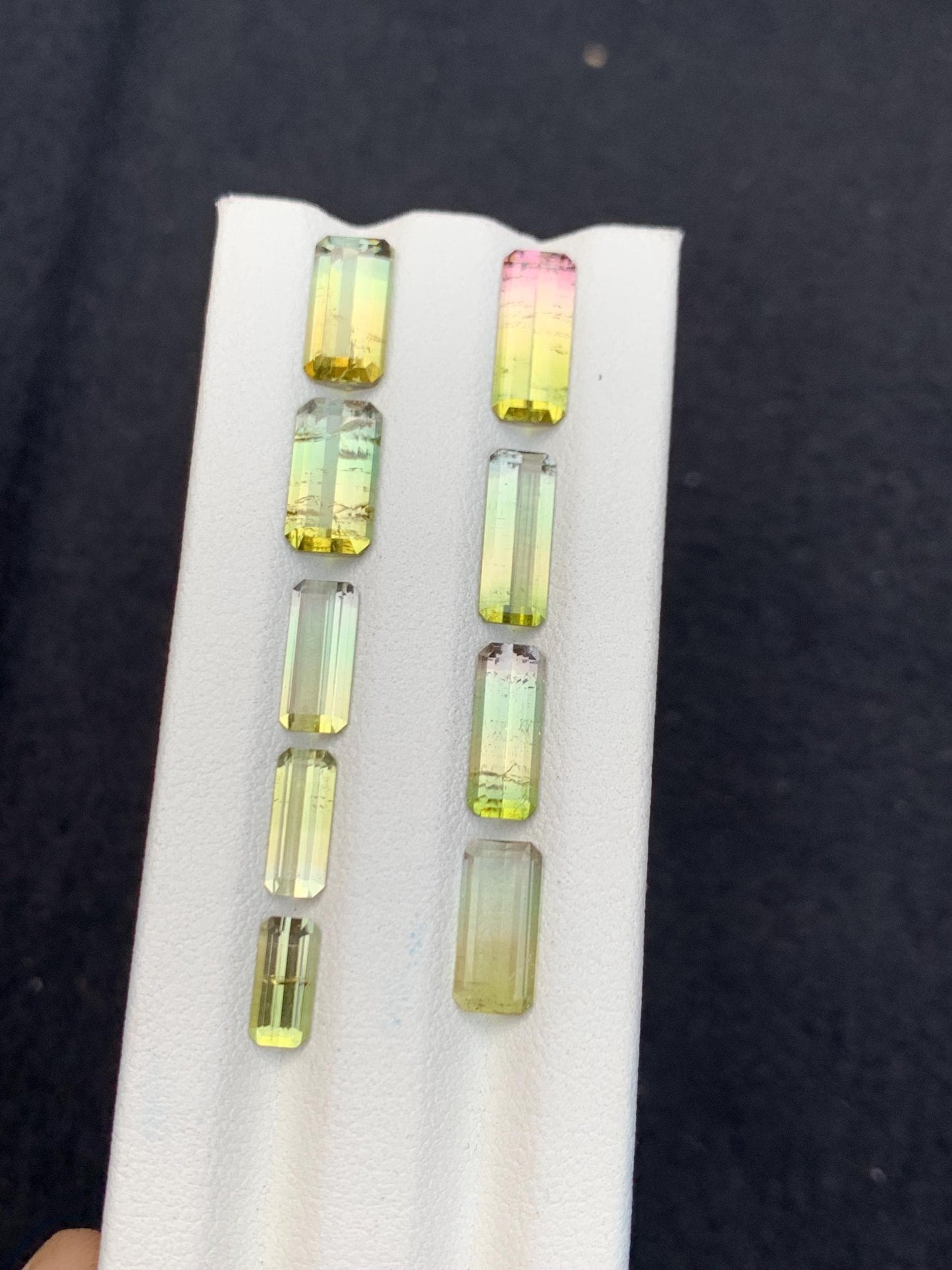 Bi Colour Tourmaline Faceted Lot 13.55 ct - Fine Jewelry Parcel