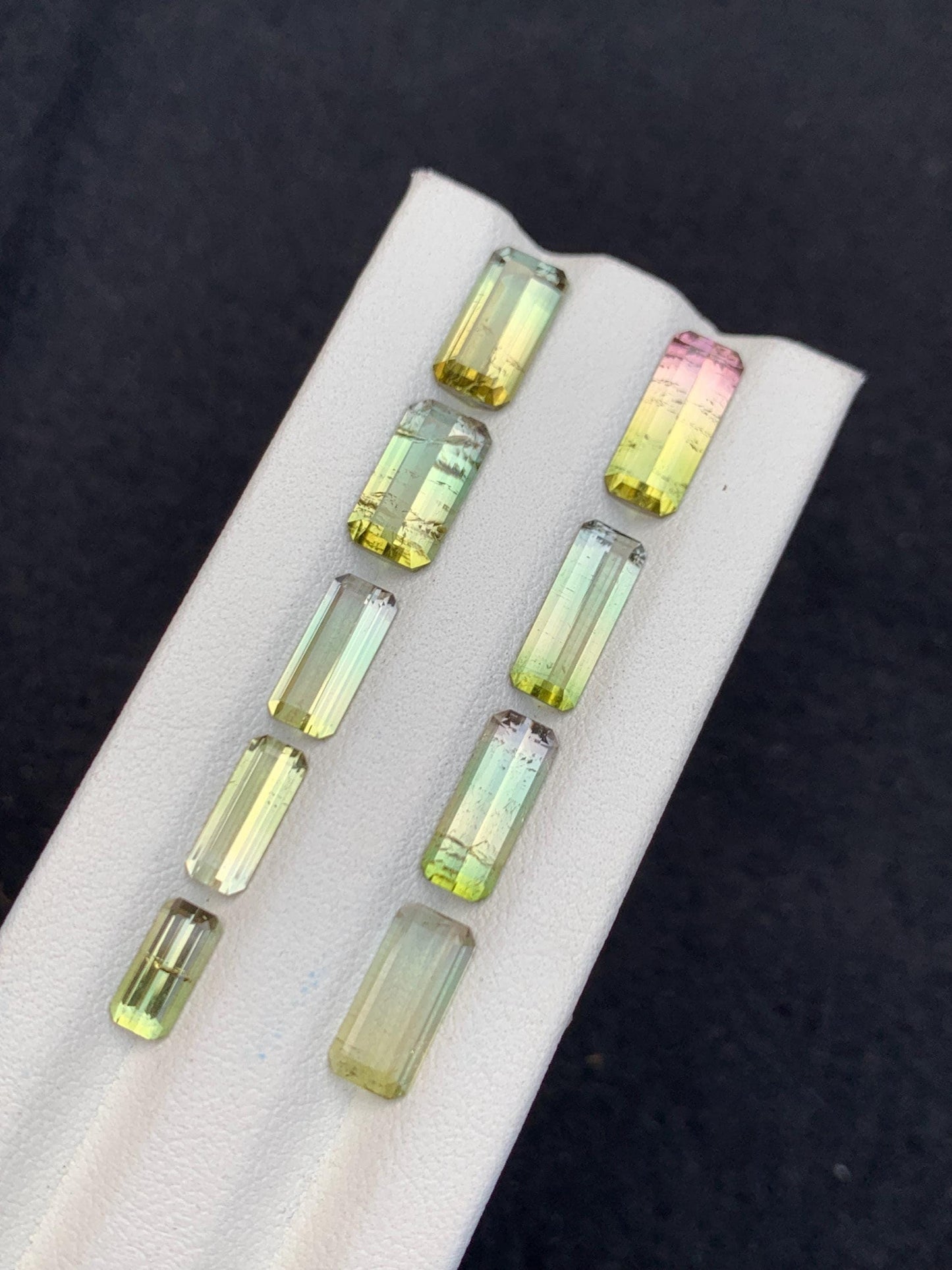 Bi Colour Tourmaline Faceted Lot 13.55 ct - Fine Jewelry Parcel