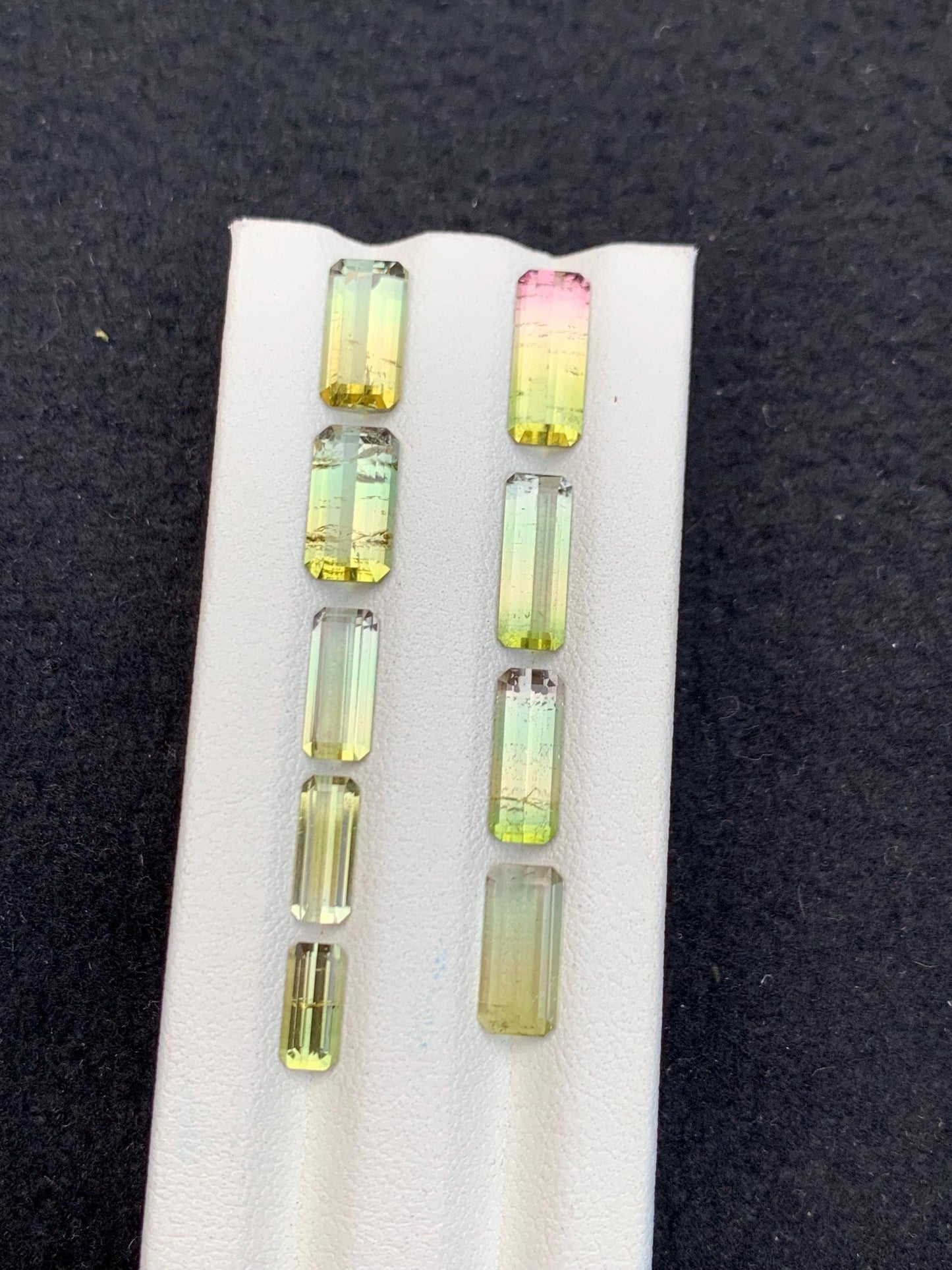 Bi Colour Tourmaline Faceted Lot 13.55 ct - Fine Jewelry Parcel