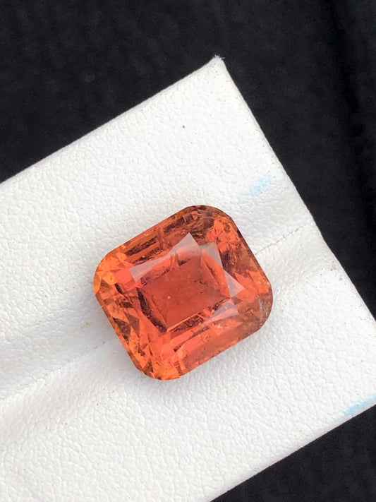 Peach Tourmaline Faceted 10.45 ct - Wedding Jewelry Highlight