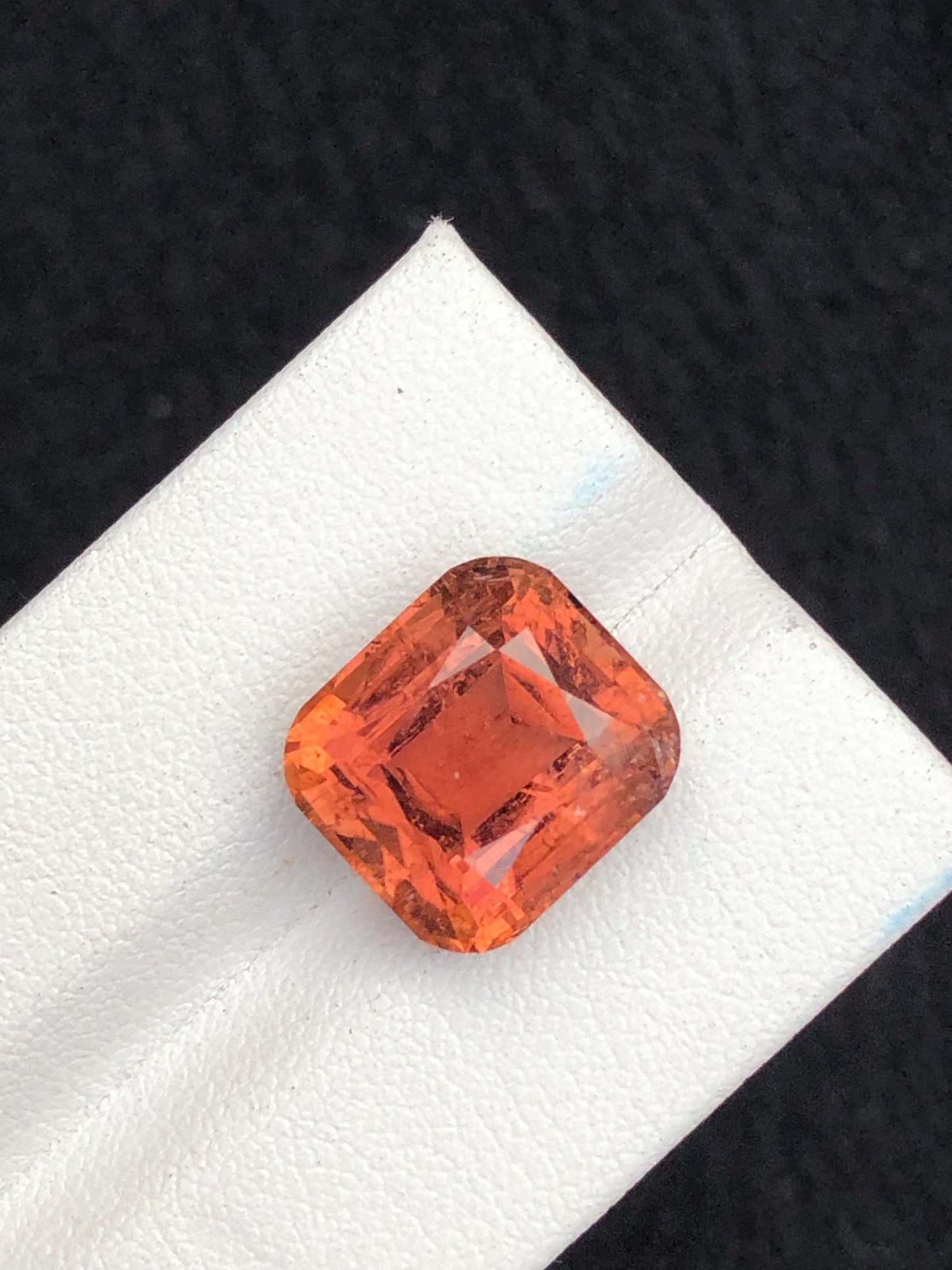 Peach Tourmaline Faceted 10.45 ct - Wedding Jewelry Highlight