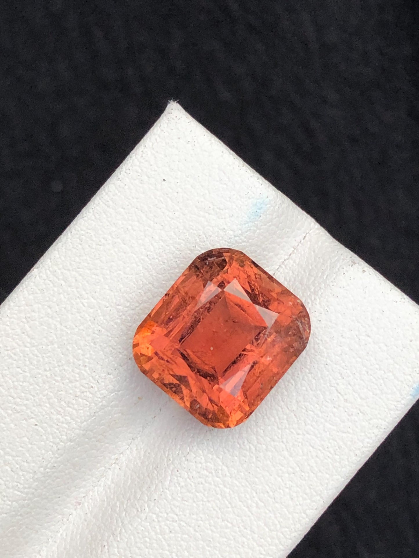 Peach Tourmaline Faceted 10.45 ct - Wedding Jewelry Highlight