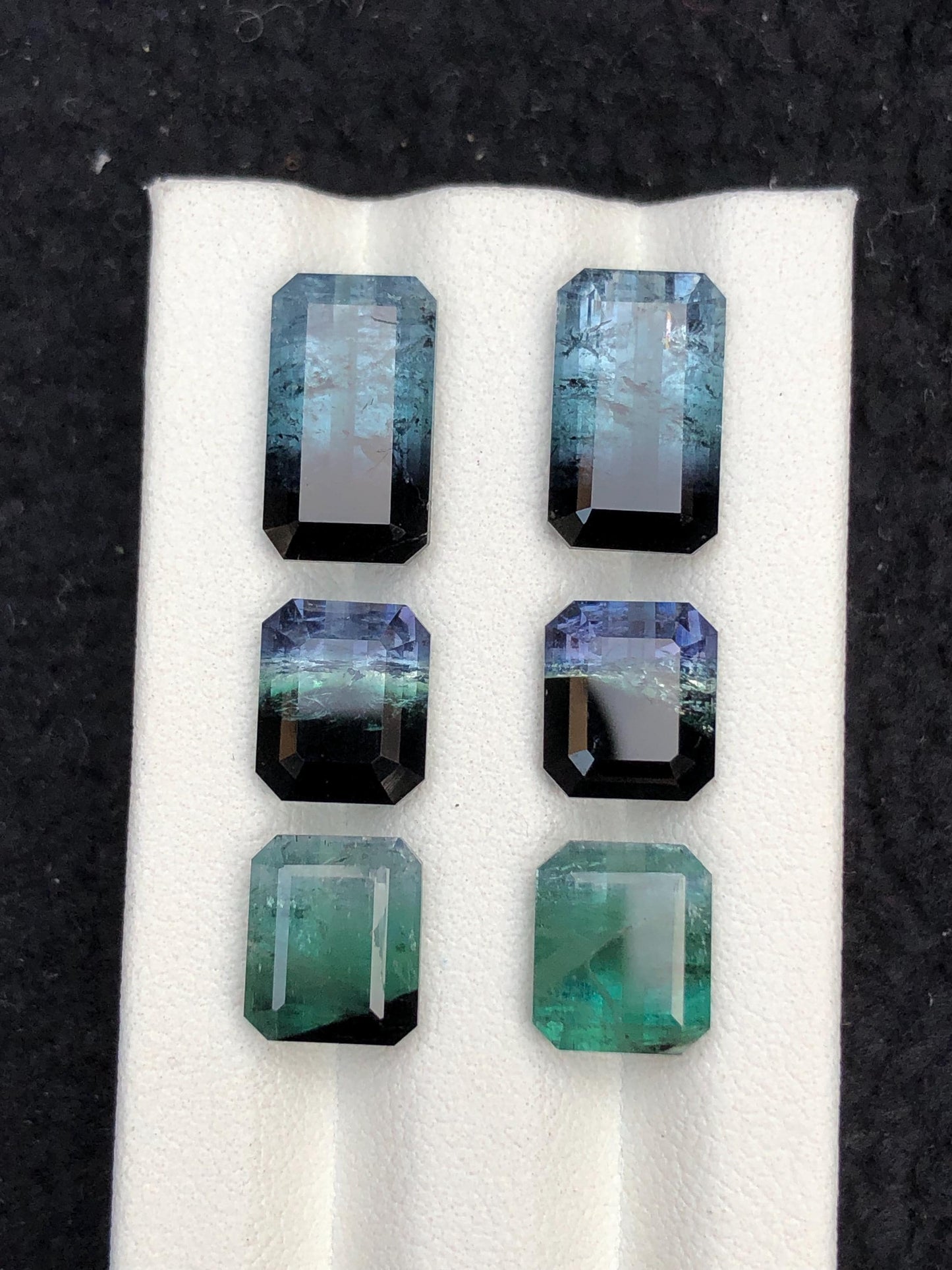 Bi Colour Tourmaline Faceted Pairs 25 ct - Jewelry Design Parcel