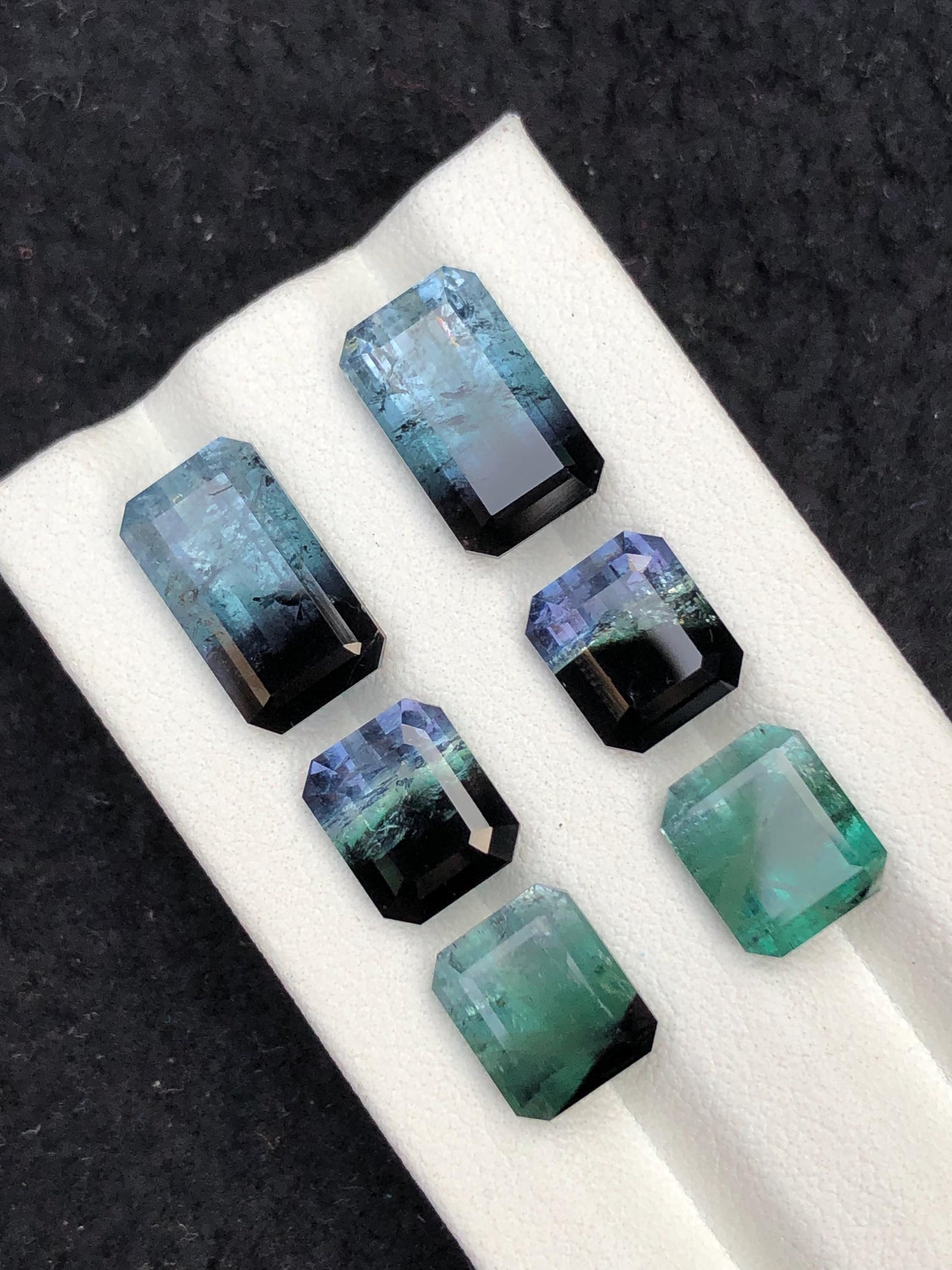 Bi Colour Tourmaline Faceted Pairs 25 ct - Jewelry Design Parcel