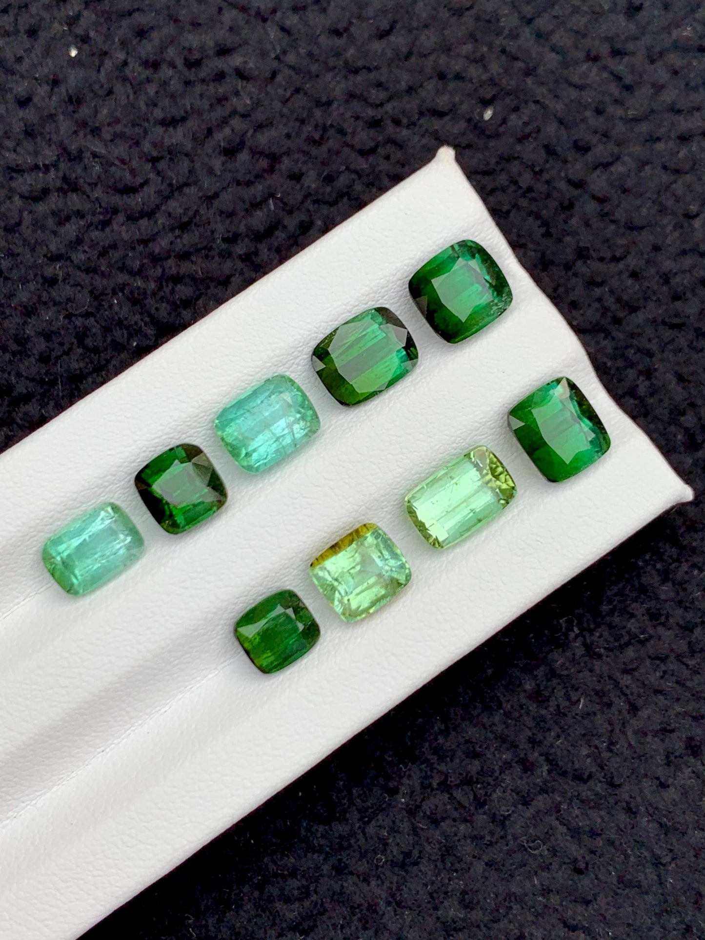 Green Tourmaline Faceted 16 ct - Kunar Mines Wedding Jewelry