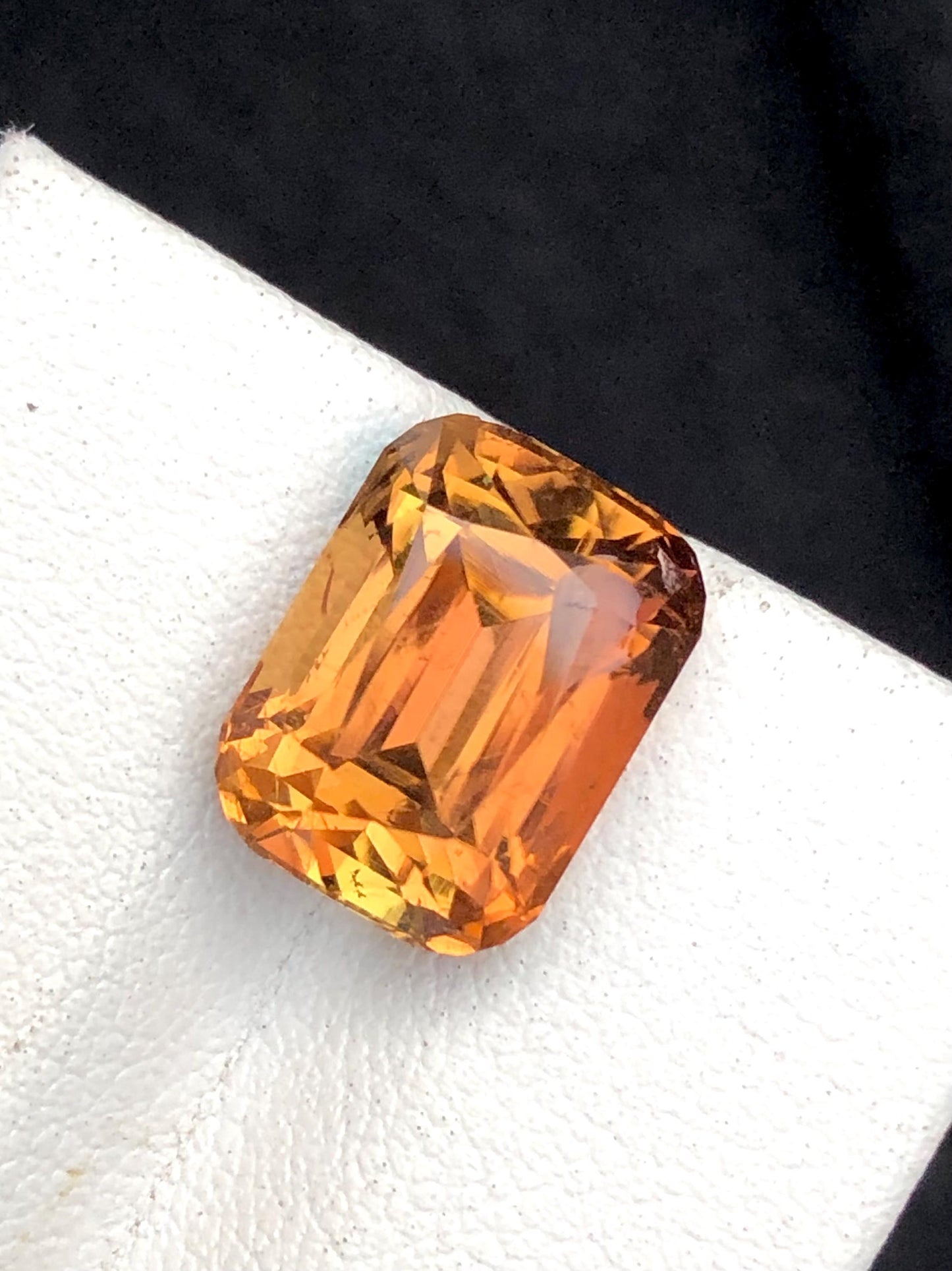 Peach Tourmaline Faceted 7.20 ct - Wedding Jewelry Highlight