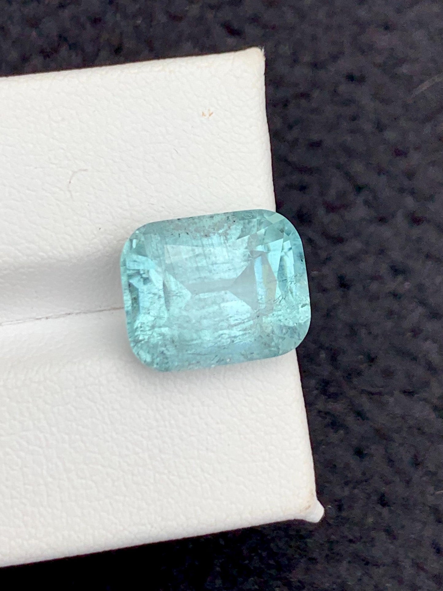 Sea Foam Tourmaline Faceted 7.90 ct - Kunar Mines Wedding Jewelry