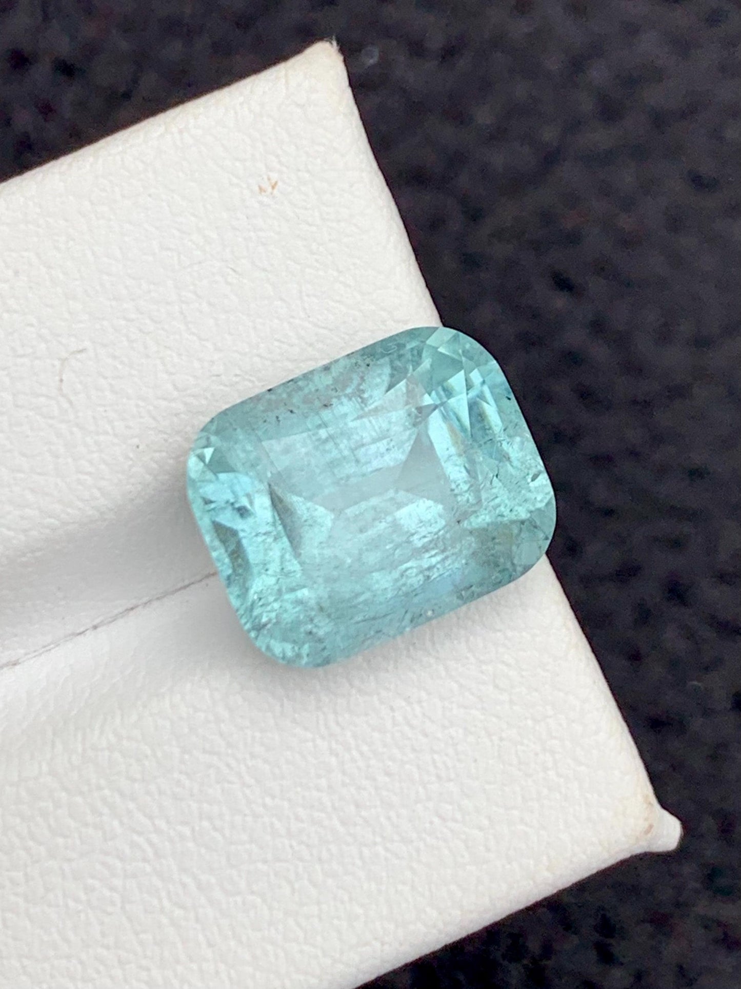 Sea Foam Tourmaline Faceted 7.90 ct - Kunar Mines Wedding Jewelry