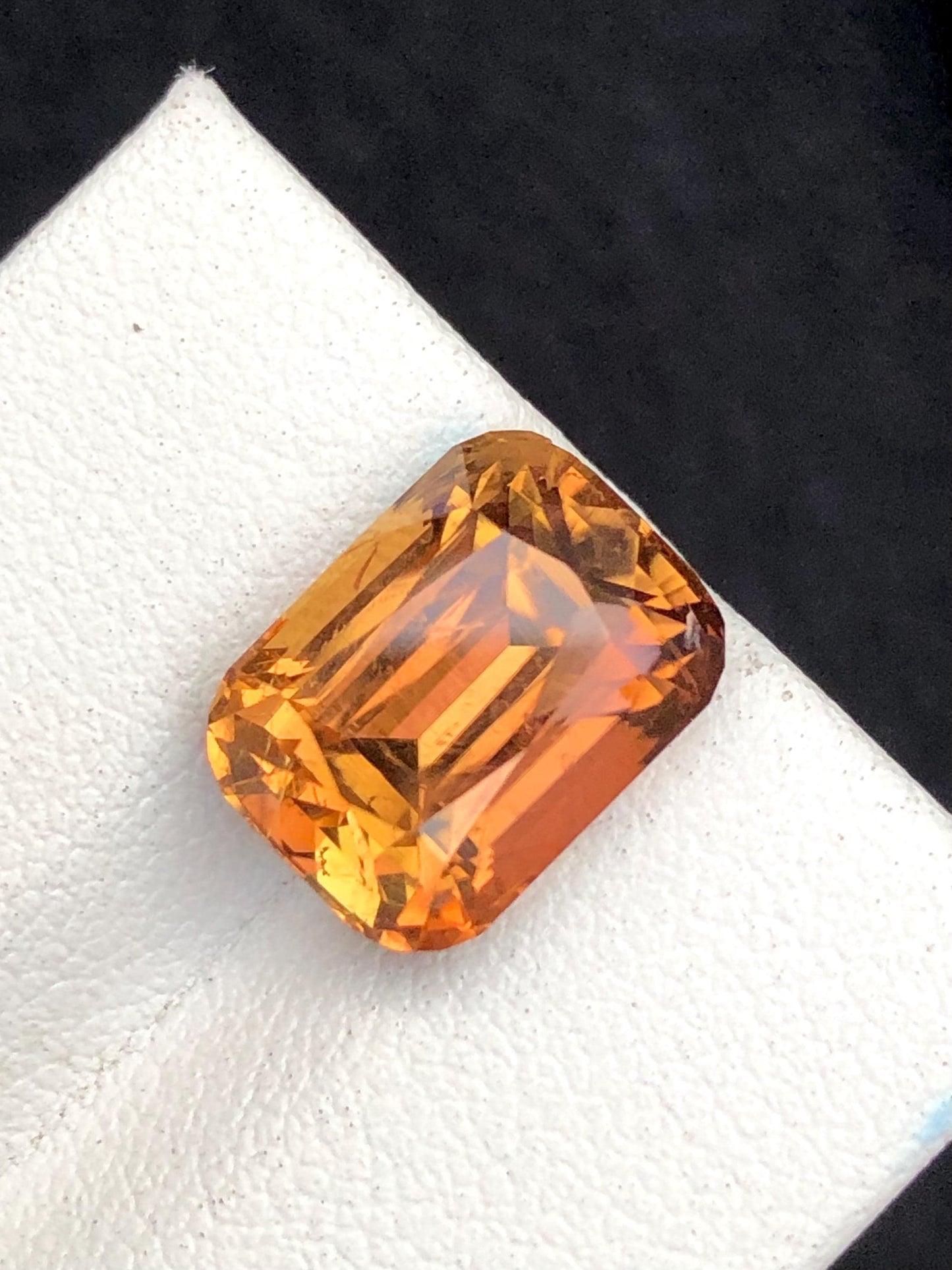 Peach Tourmaline Faceted 7.20 ct - Wedding Jewelry Highlight