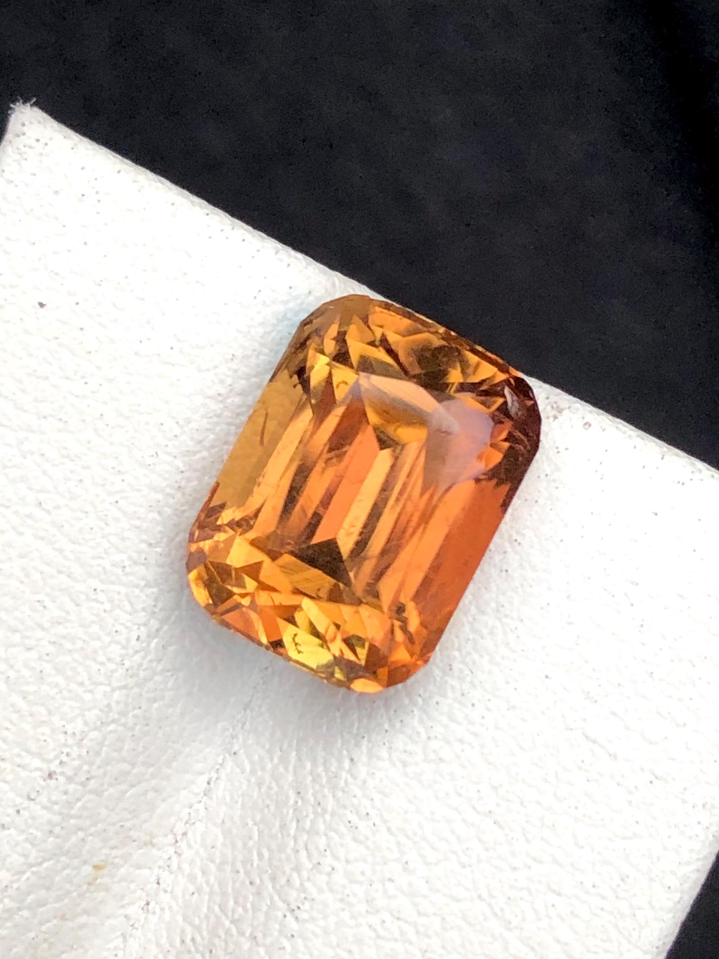 Peach Tourmaline Faceted 7.20 ct - Wedding Jewelry Highlight