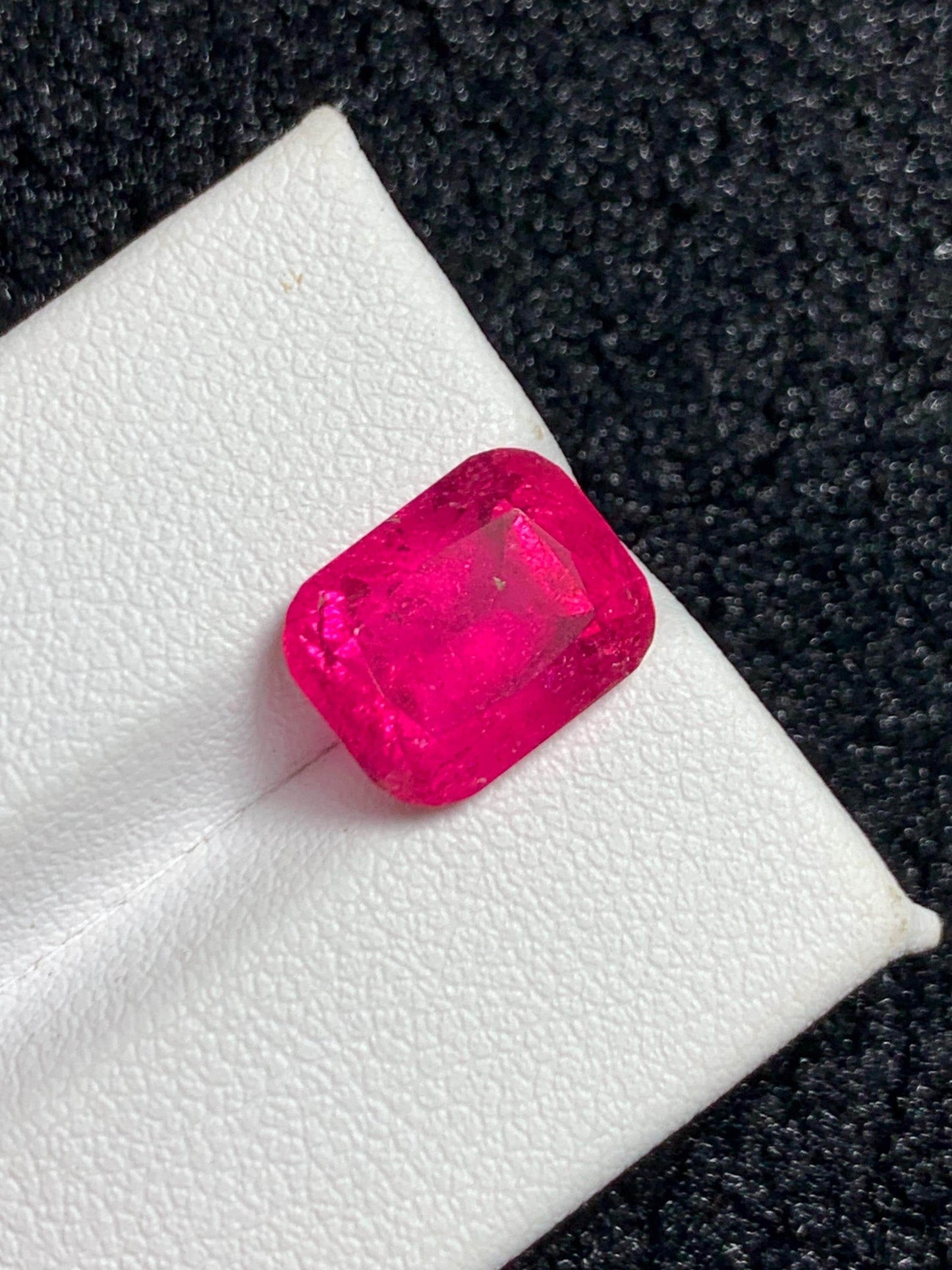 Rubellite Tourmaline Faceted 5 ct - Engagement Ring Centerpiece