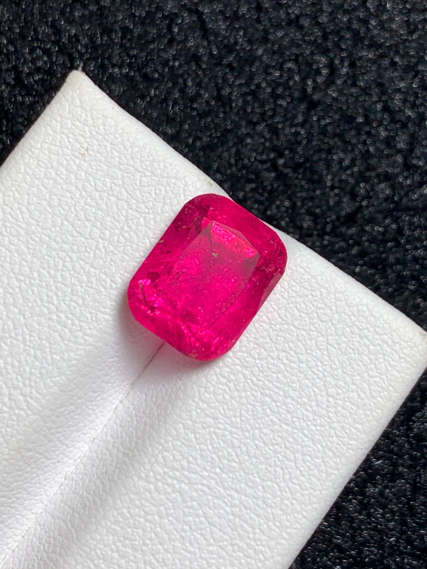 Rubellite Tourmaline Faceted 5 ct - Engagement Ring Centerpiece