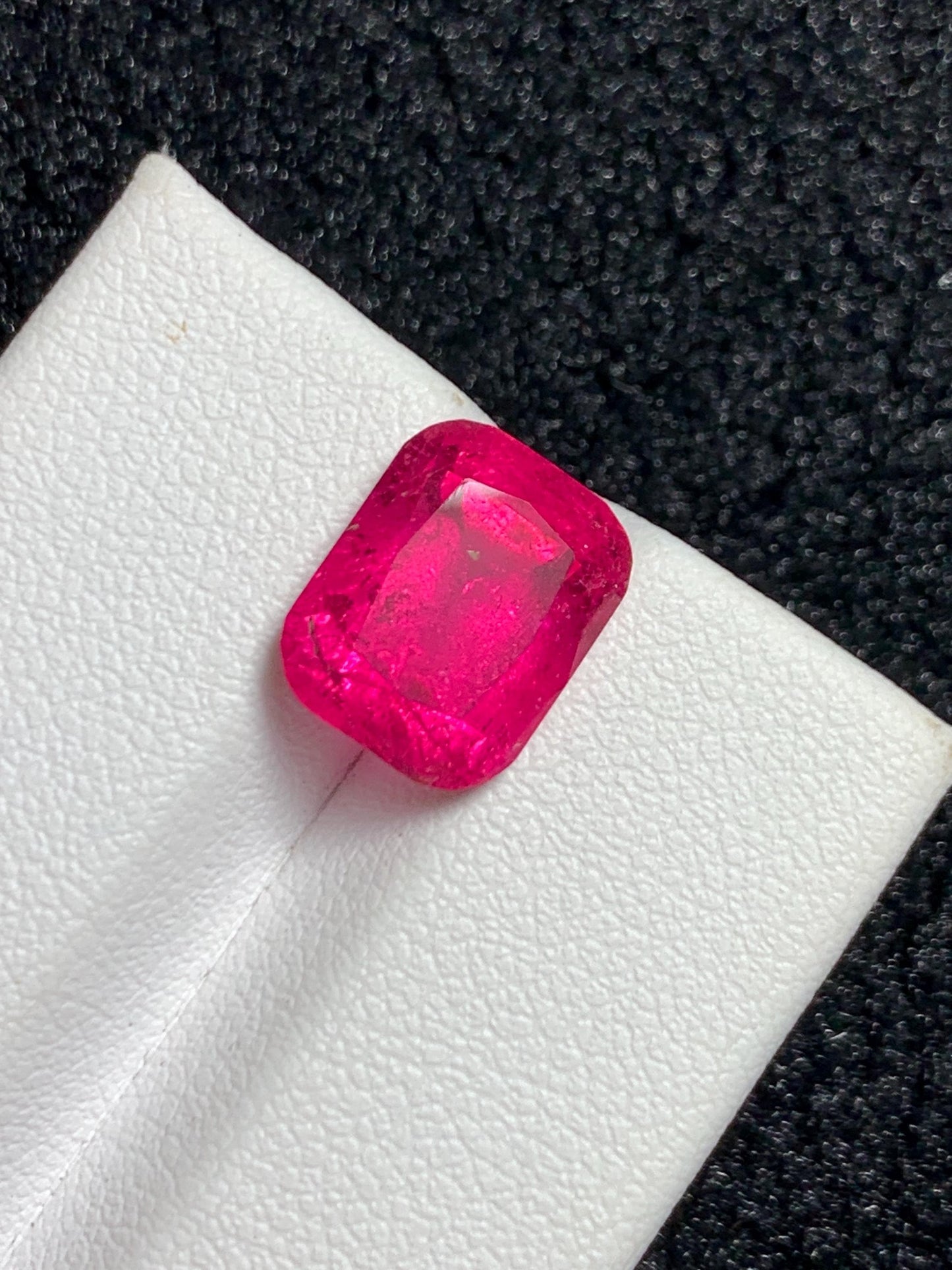 Rubellite Tourmaline Faceted 5 ct - Engagement Ring Centerpiece