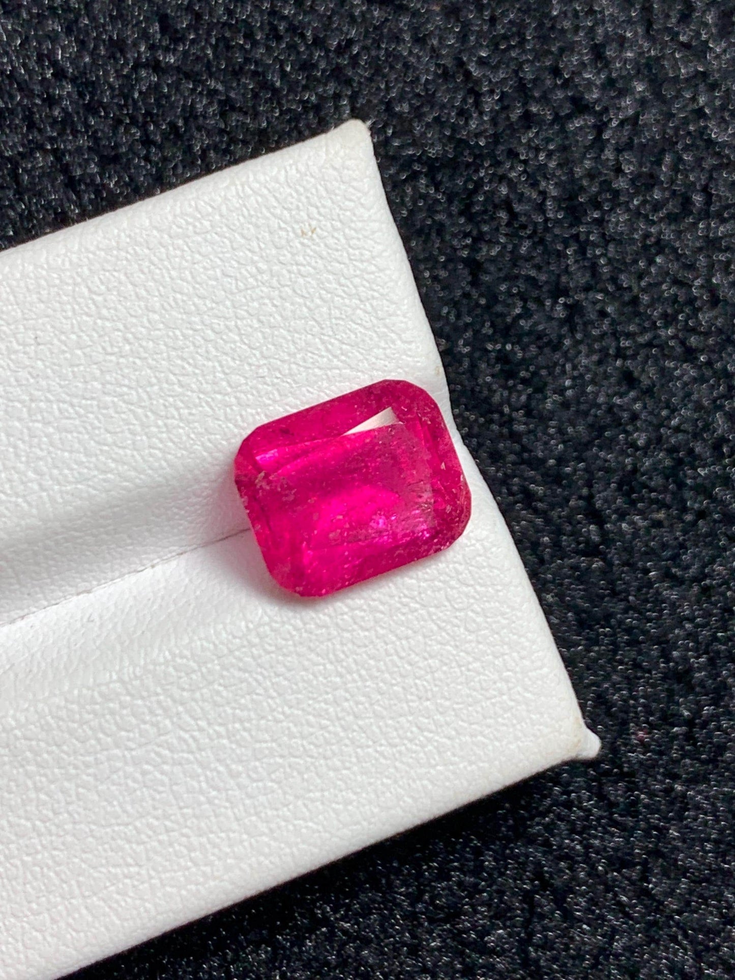 Rubellite Tourmaline Faceted 4.25 ct - Statement Jewelry Stone