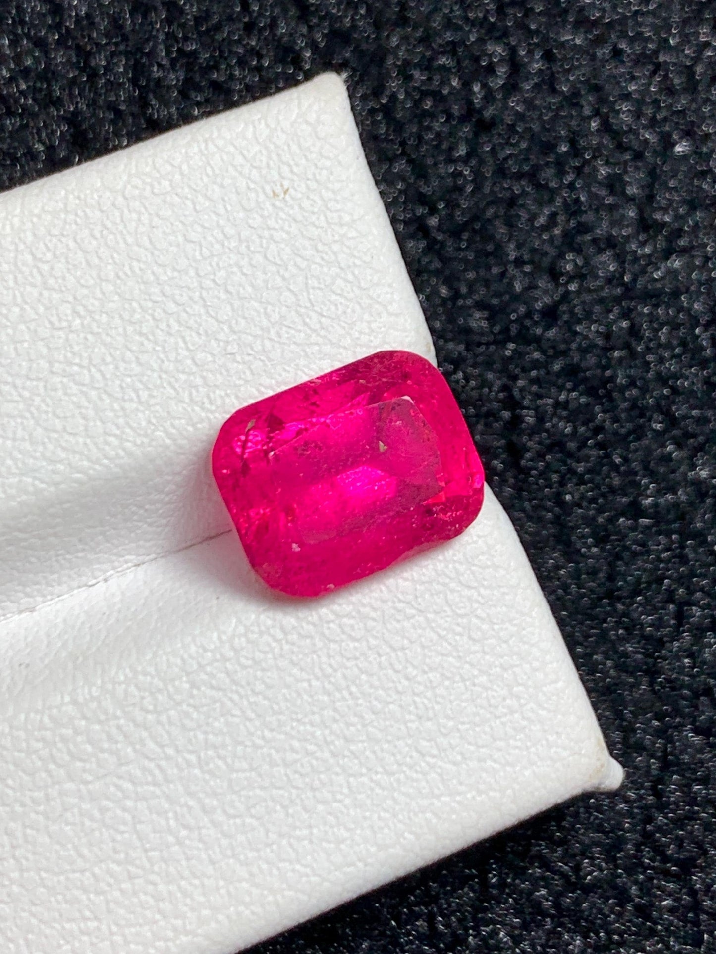 Rubellite Tourmaline Faceted 5 ct - Engagement Ring Centerpiece