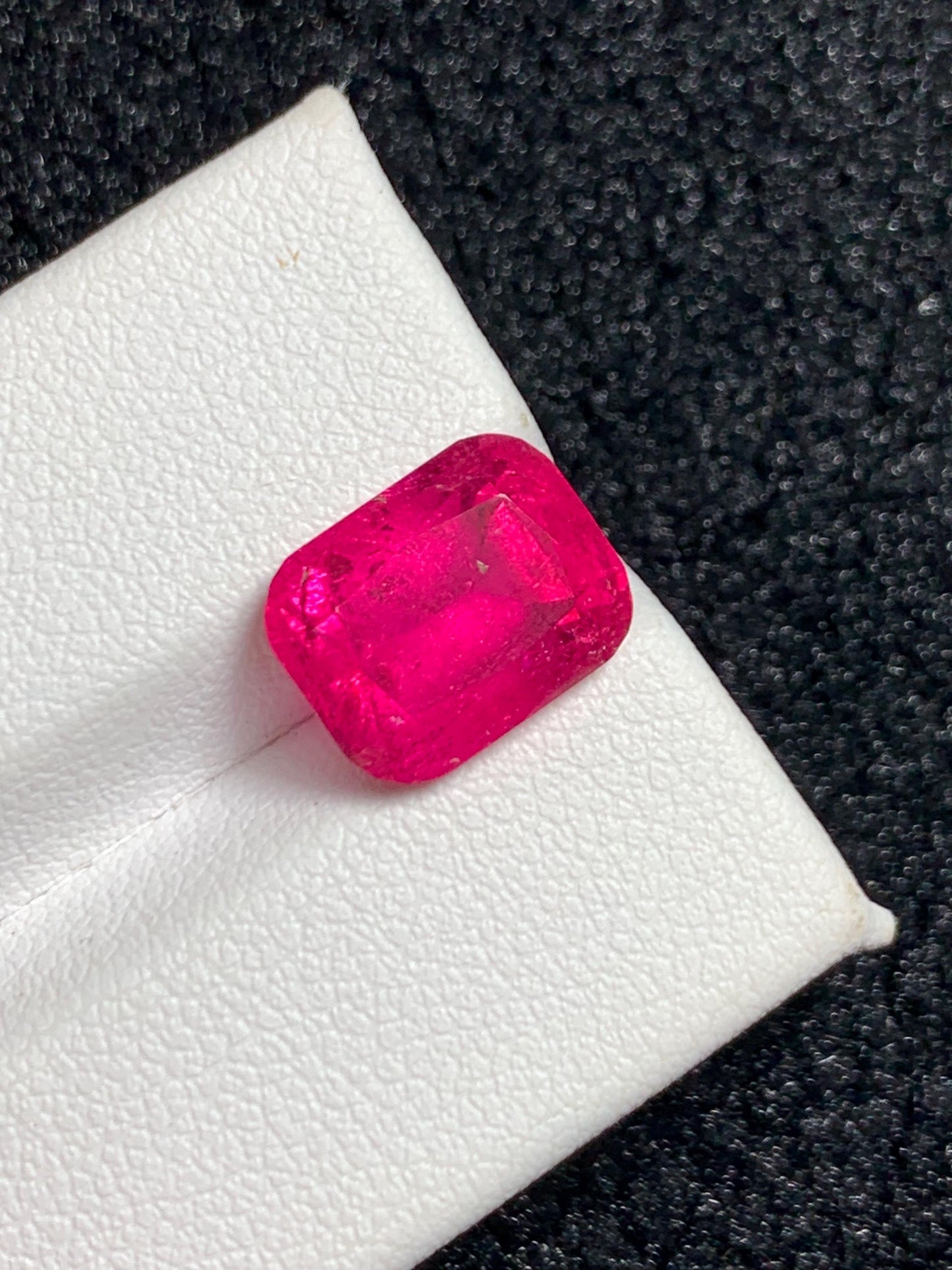 Rubellite Tourmaline Faceted 5 ct - Engagement Ring Centerpiece