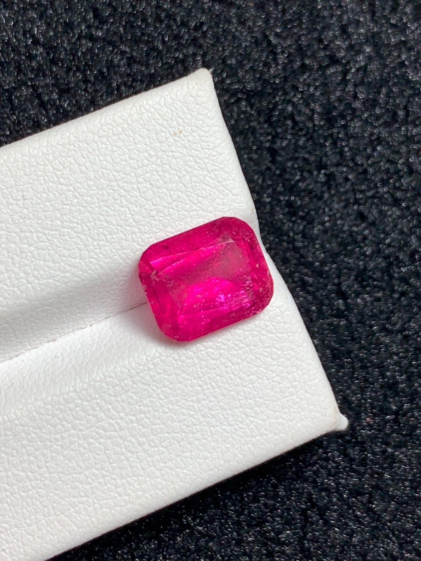 Rubellite Tourmaline Faceted 4.25 ct - Statement Jewelry Stone