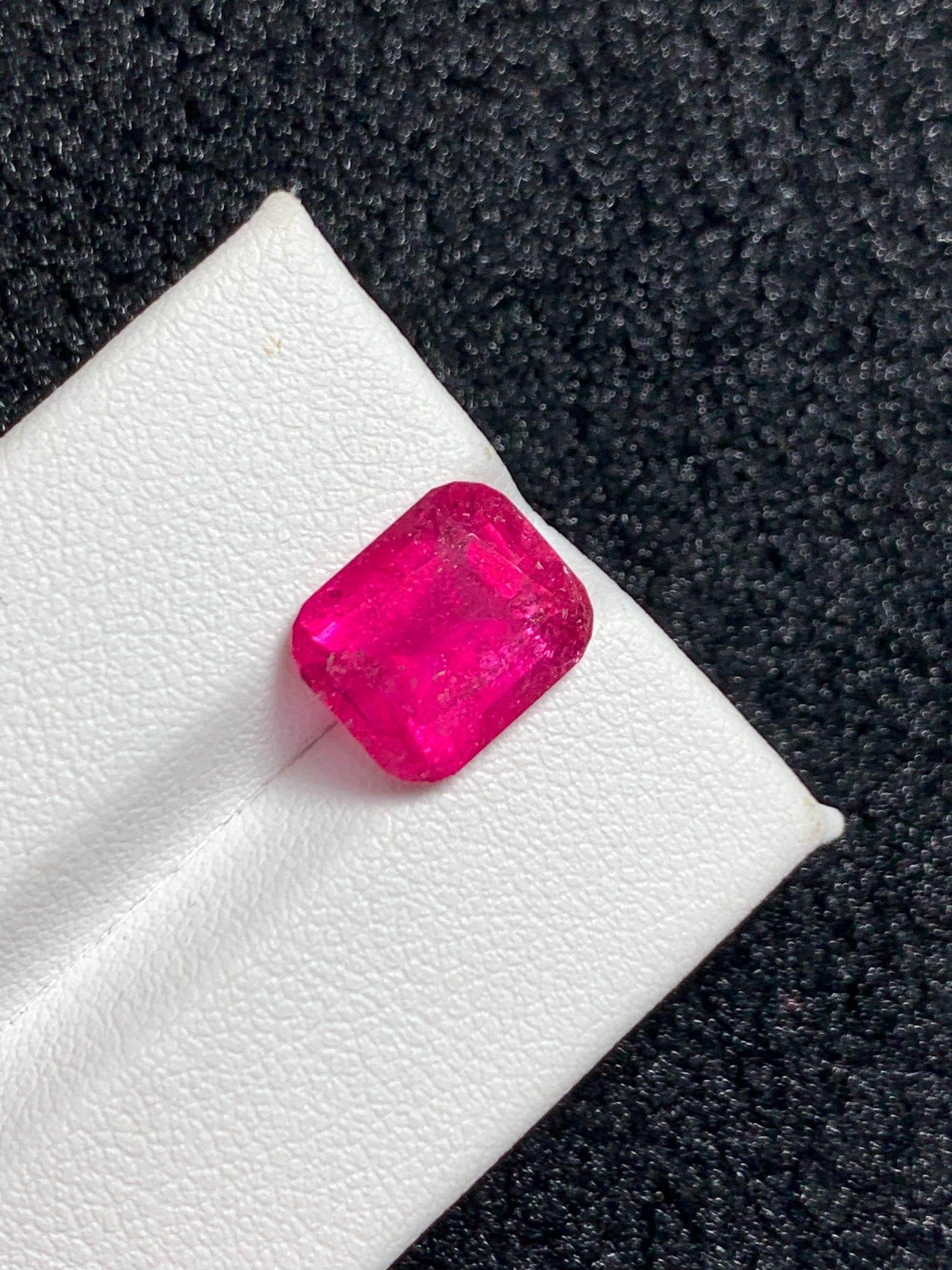 Rubellite Tourmaline Faceted 4.25 ct - Statement Jewelry Stone