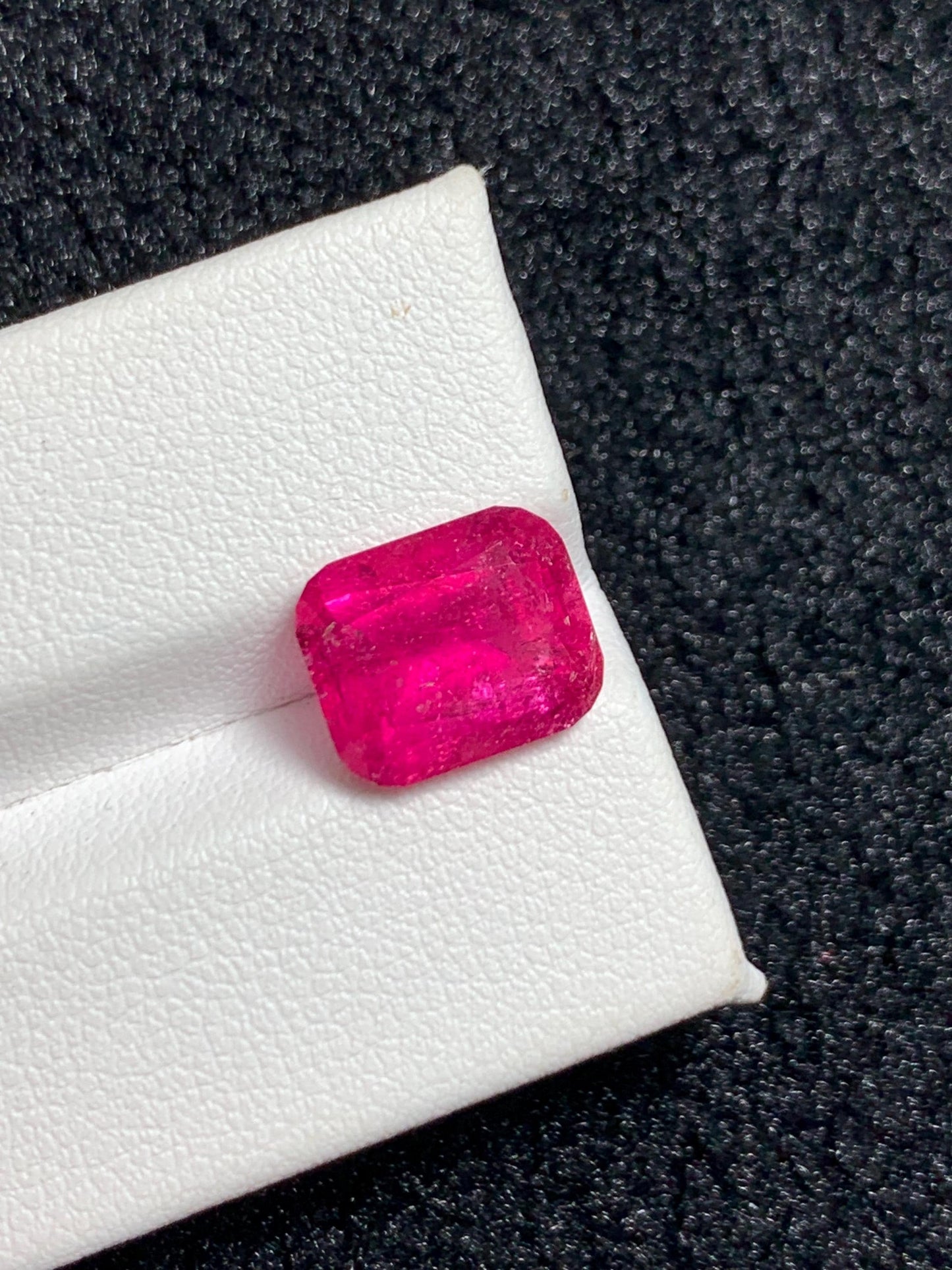 Rubellite Tourmaline Faceted 4.25 ct - Statement Jewelry Stone