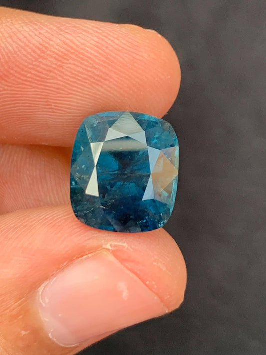 Indicolite Tourmaline Faceted 8.30 ct - Collector Jewelry Stone
