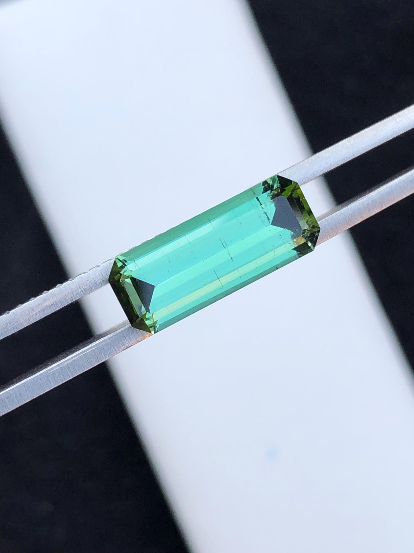Green Tourmaline Faceted 2.80 ct - Calibrated Cut for Setting