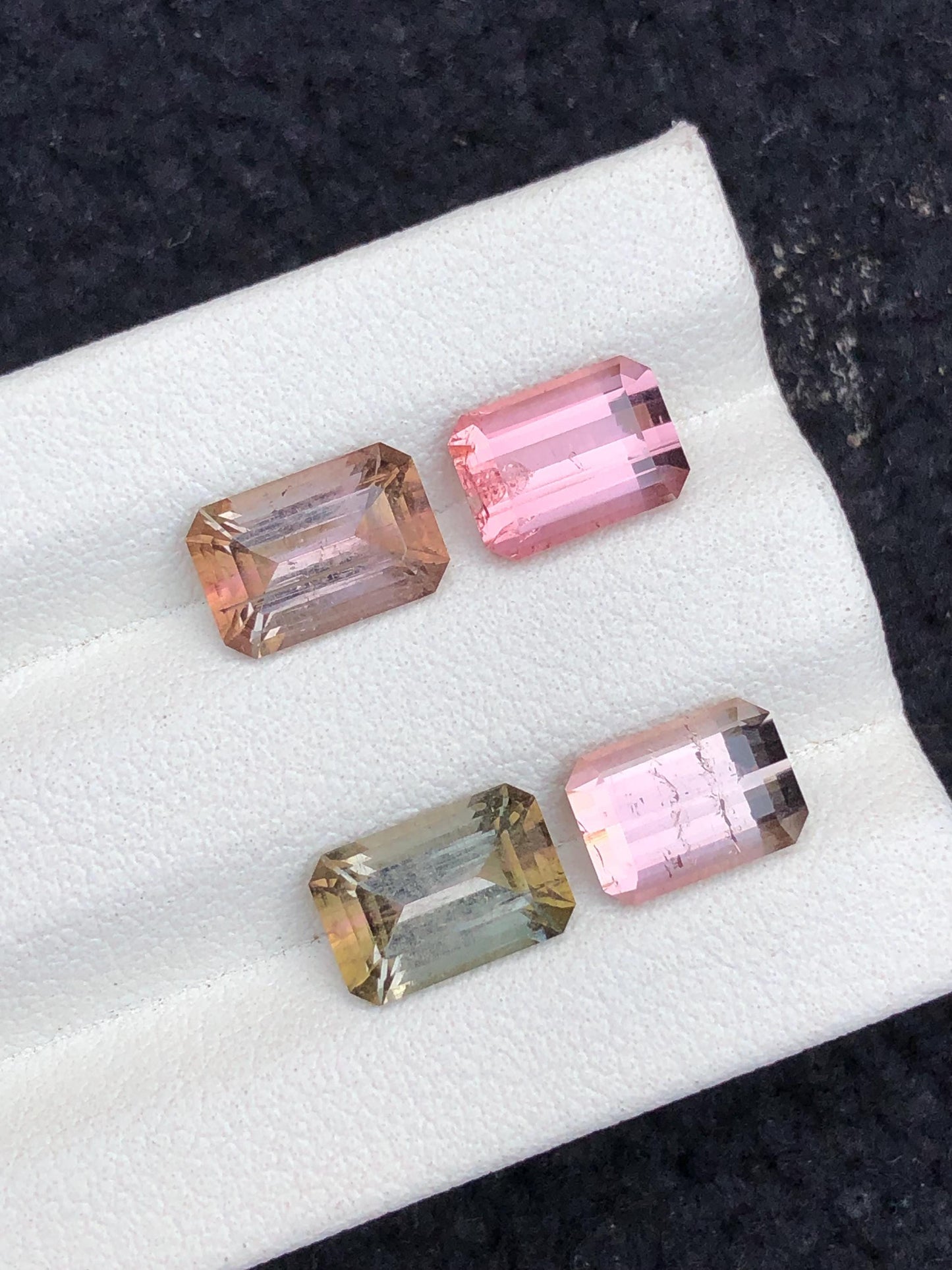 Tourmaline Faceted Pair 6.70 ct - Earrings Matching Stones