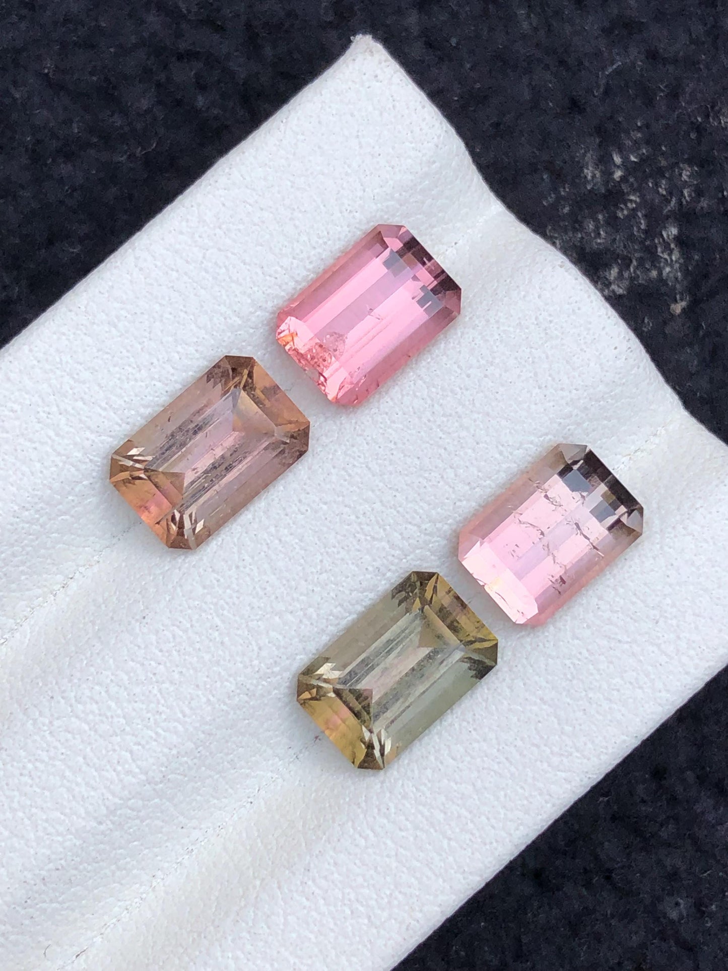 Tourmaline Faceted Pair 6.70 ct - Earrings Matching Stones