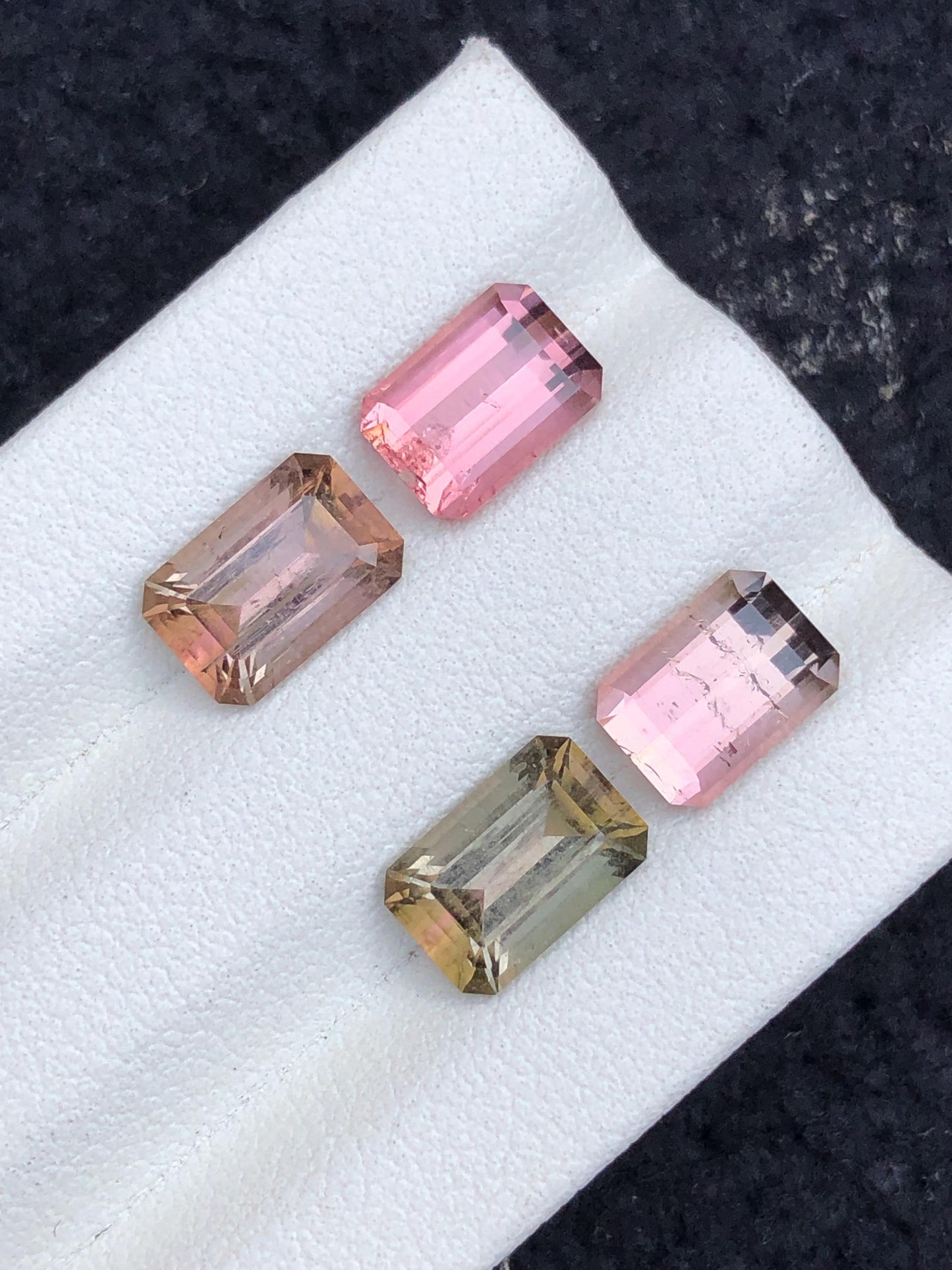 Tourmaline Faceted Pair 6.70 ct - Earrings Matching Stones