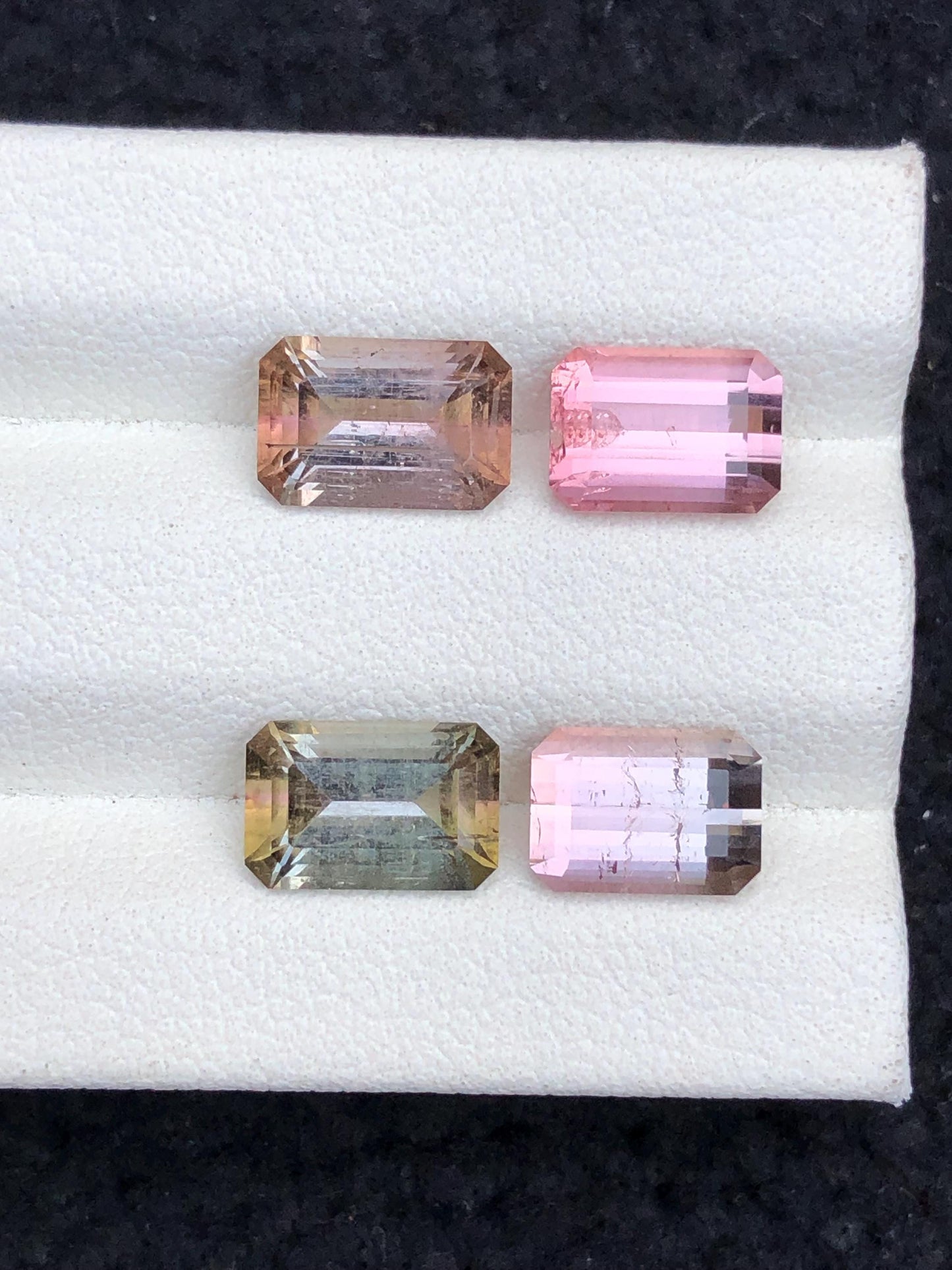 Tourmaline Faceted Pair 6.70 ct - Earrings Matching Stones